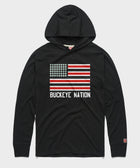 Buckeye Nation Flag Lightweight Hoodie