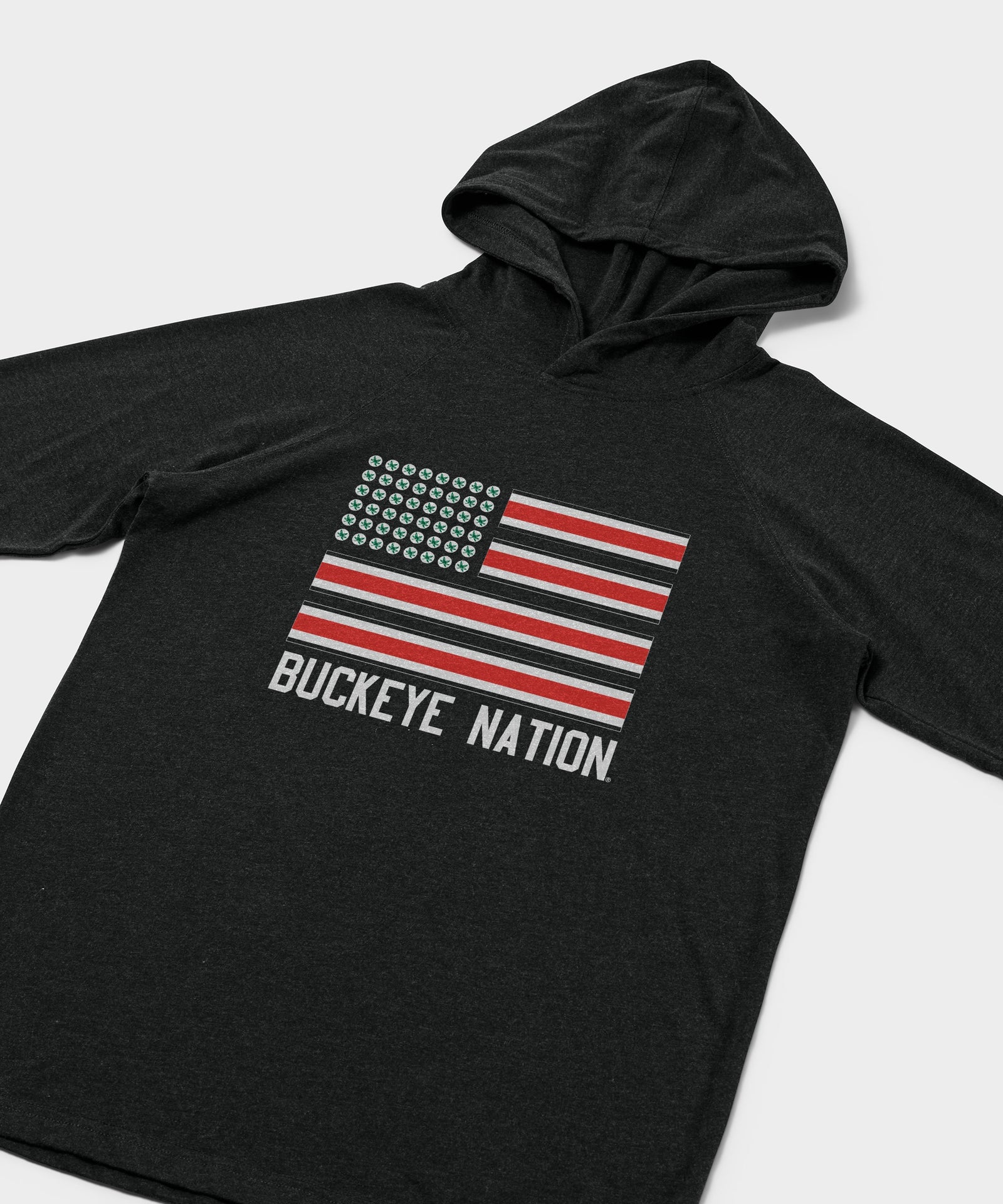 Buckeye Nation Flag Lightweight Hoodie