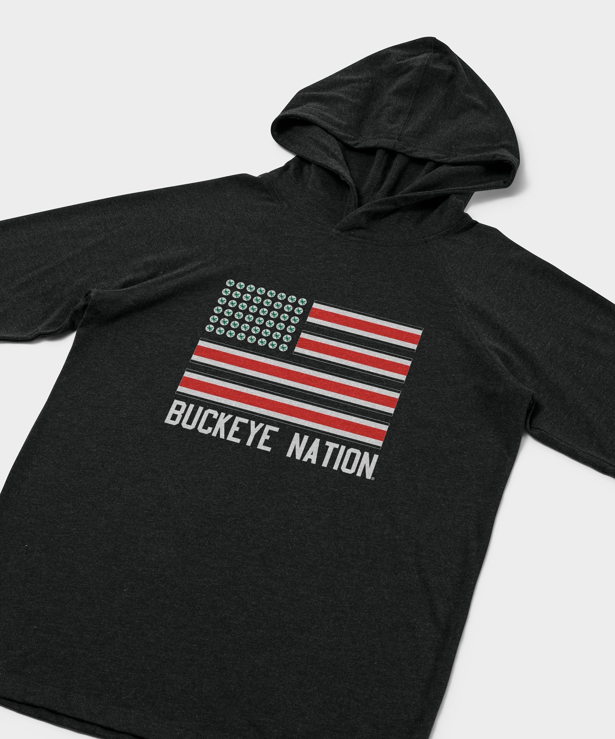 Buckeye Nation Flag Lightweight Hoodie