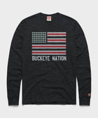 Buckeye Nation Flag Long Sleeve Tee