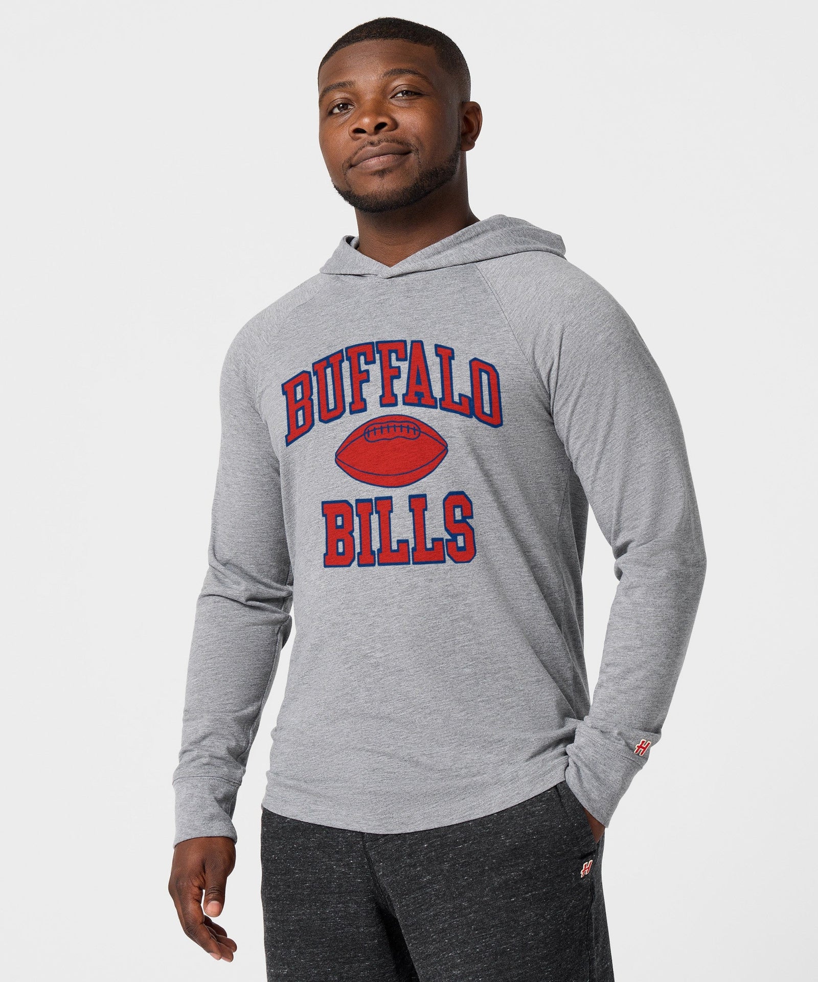 Buffalo Bills Gridiron Lightweight Hoodie