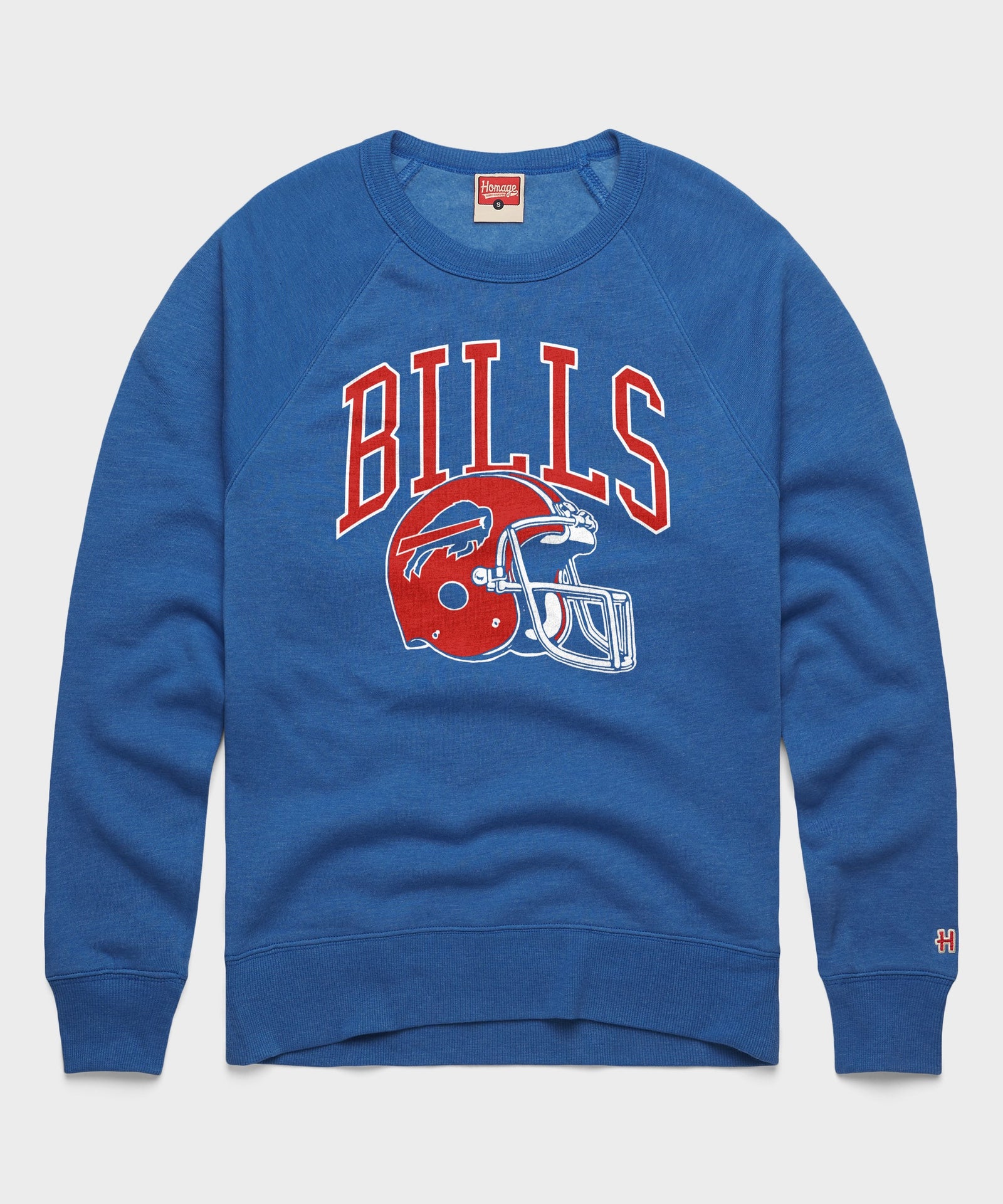 Buffalo Bills Helmet Retro Crewneck