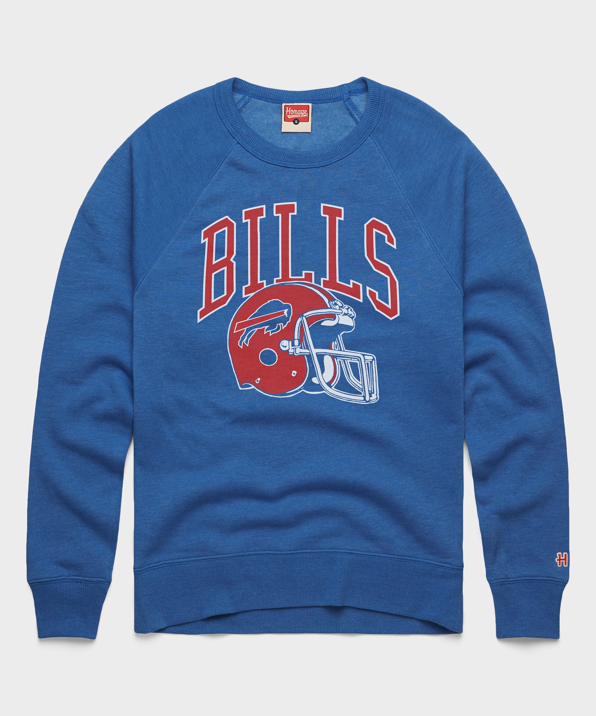 Buffalo Bills Helmet Retro Crewneck