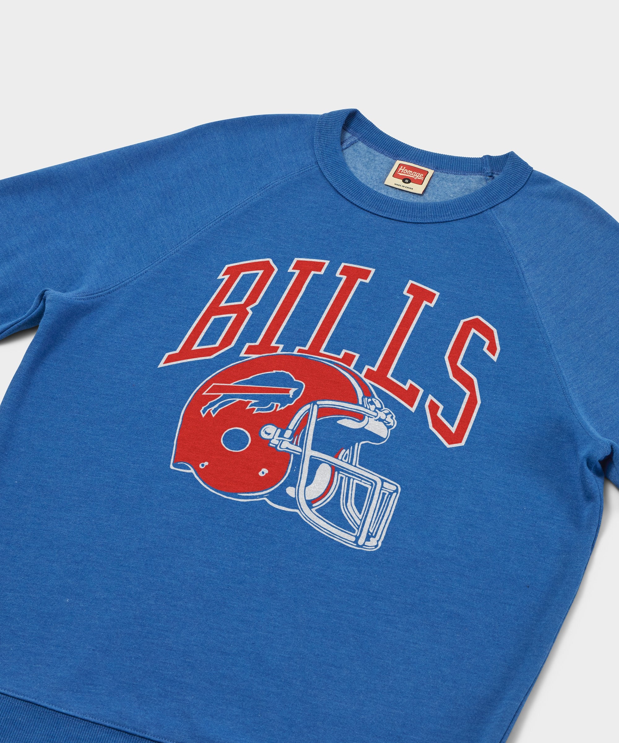 Buffalo Bills Helmet Retro Crewneck