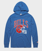 Buffalo Bills Helmet Retro Lightweight Hoodie