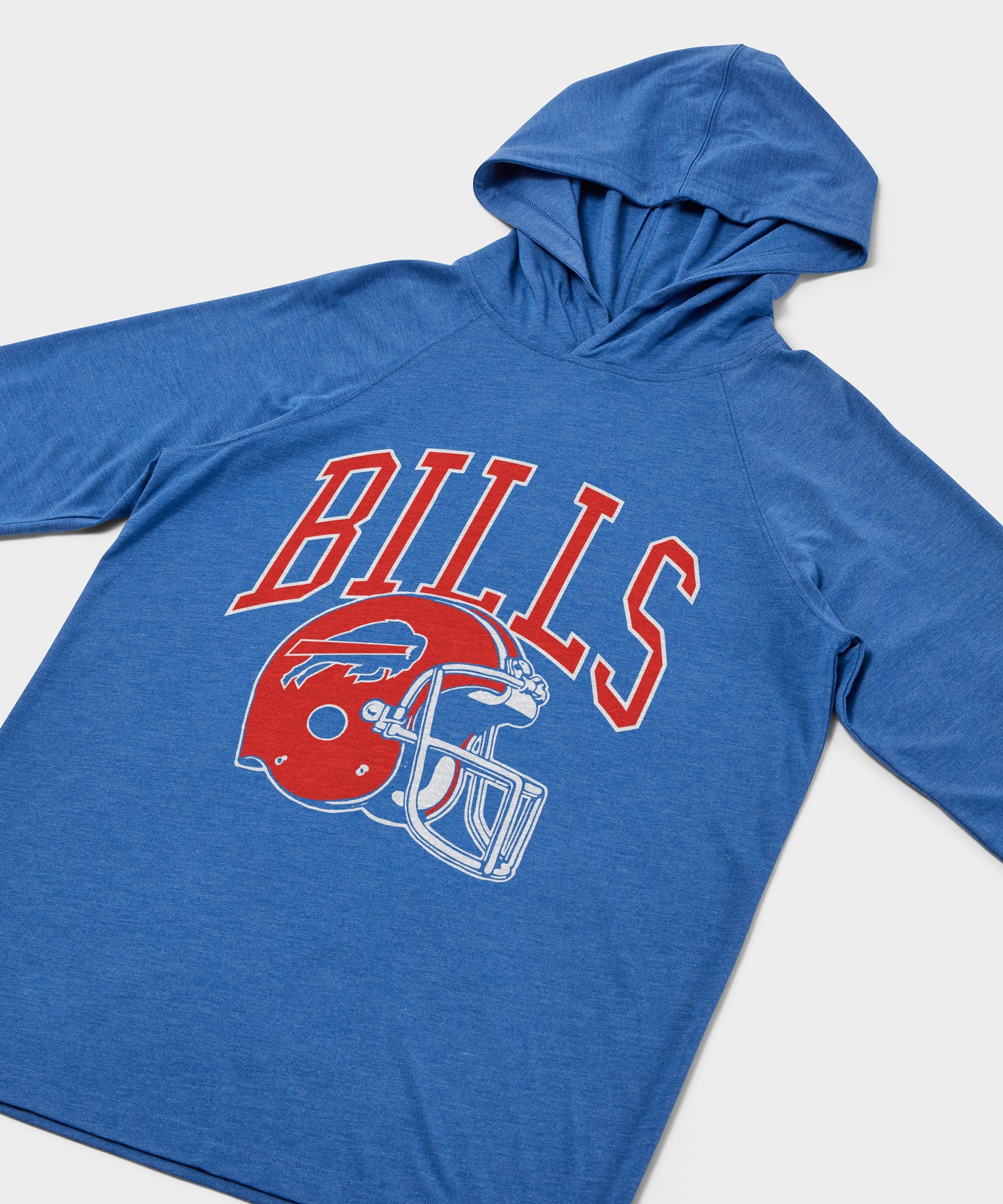 Buffalo Bills Helmet Retro Lightweight Hoodie