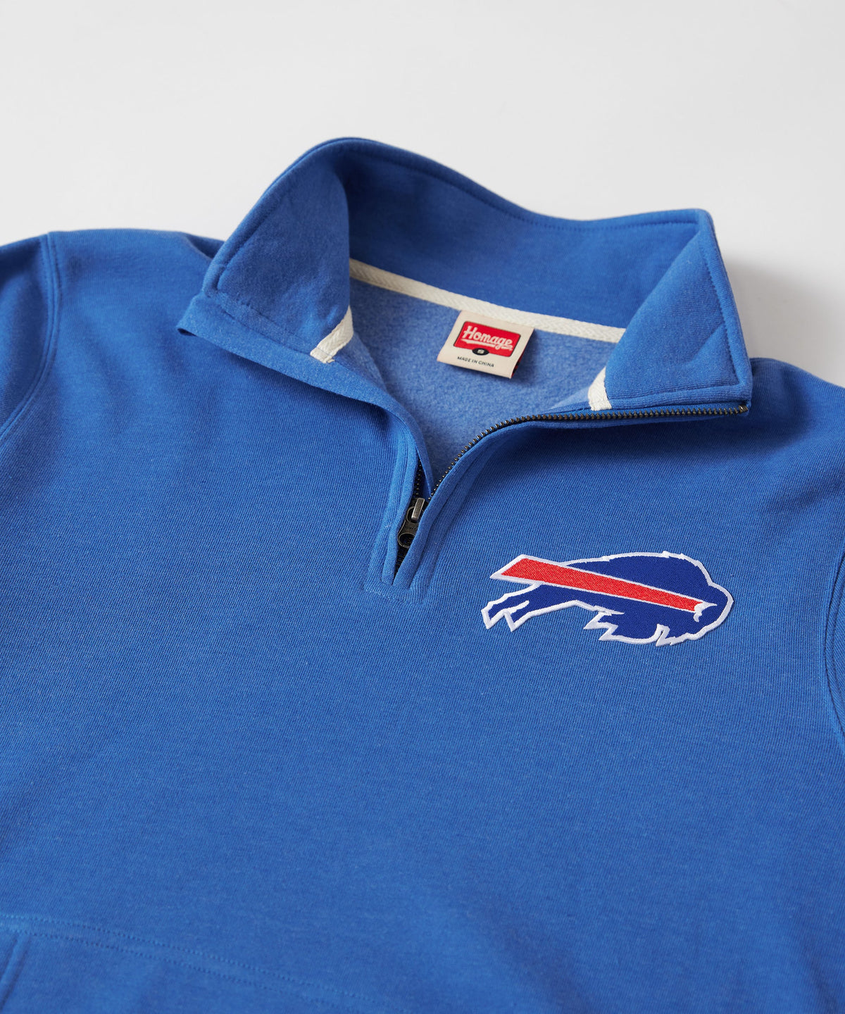 Buffalo Bills '74 Applique Quarter Zip Pullover
