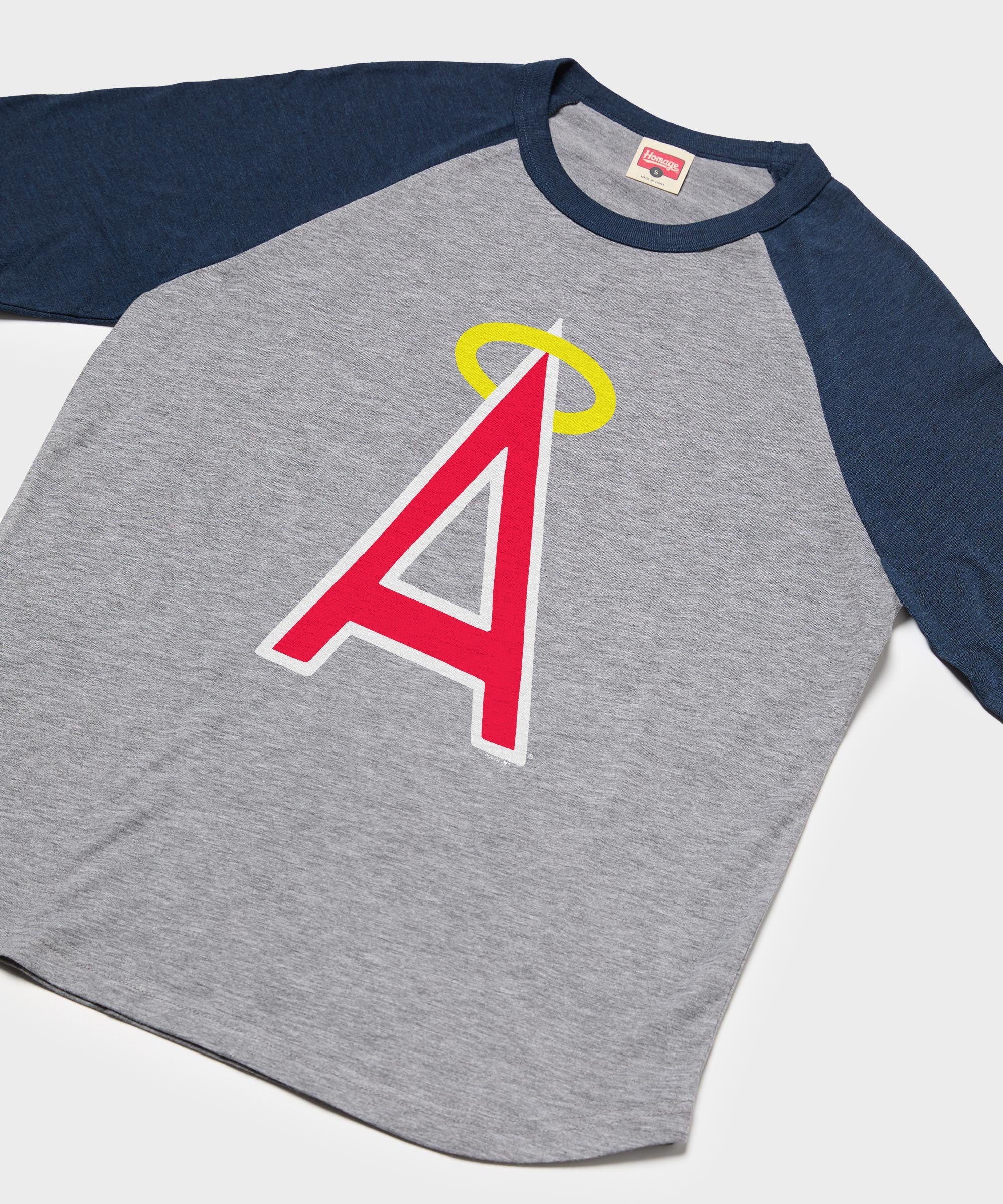 california angels cap logo '72 raglan