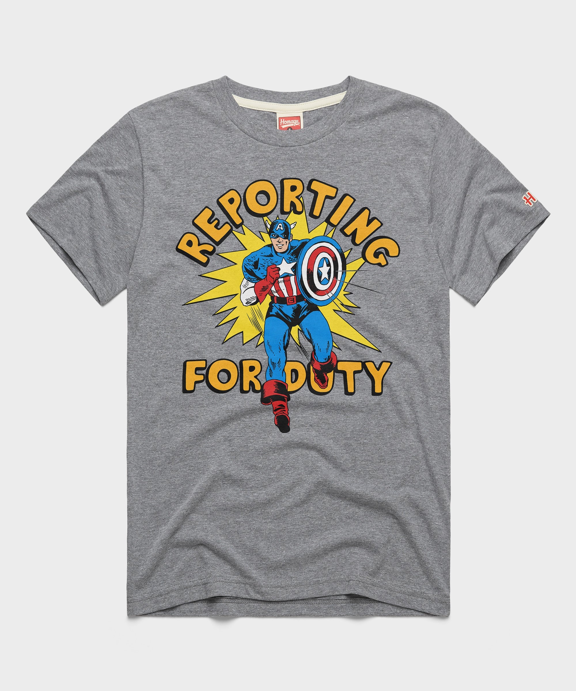 Captain America Reporting For Duty