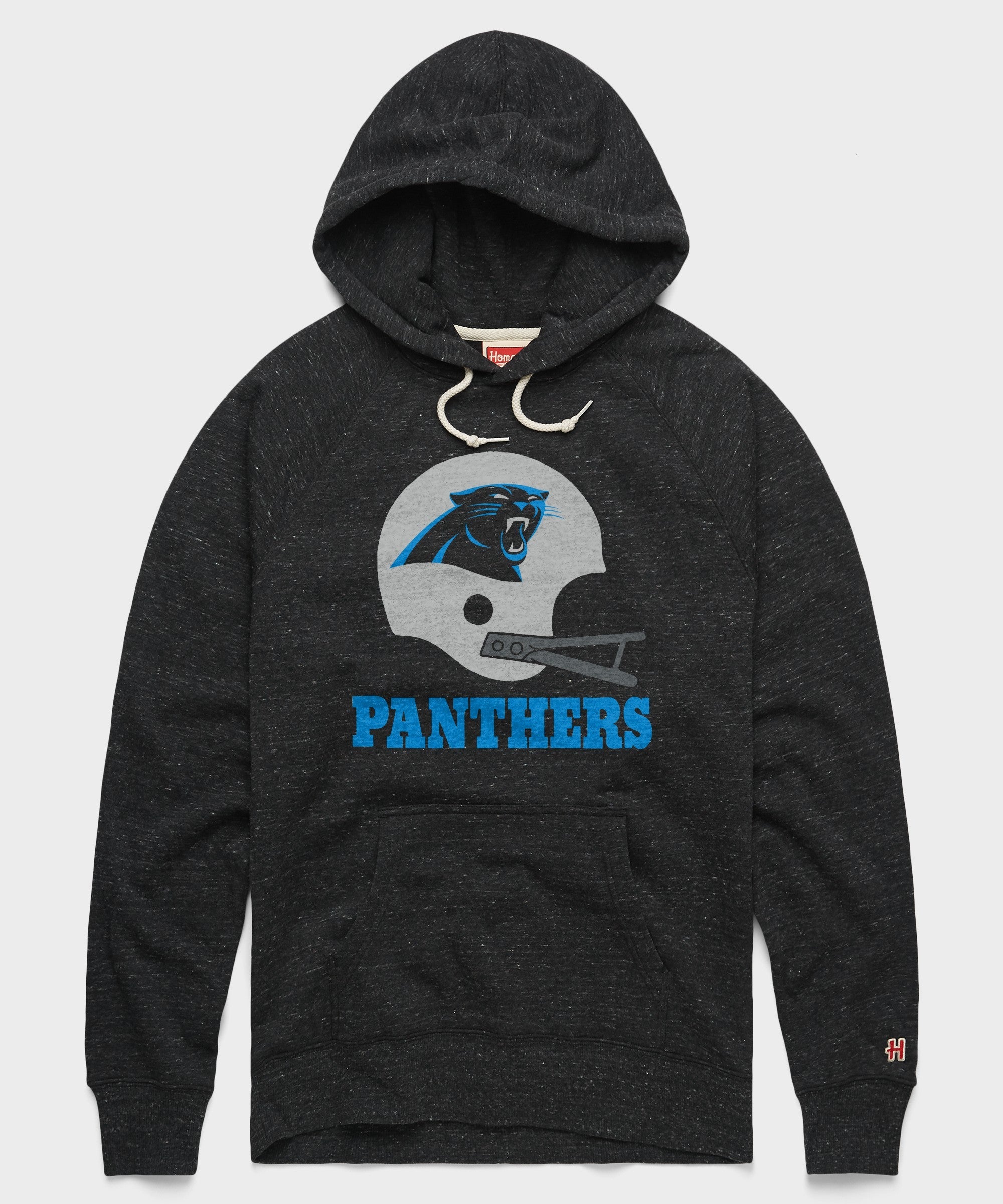 Carolina Panthers Big Helmet Hoodie Charcoal