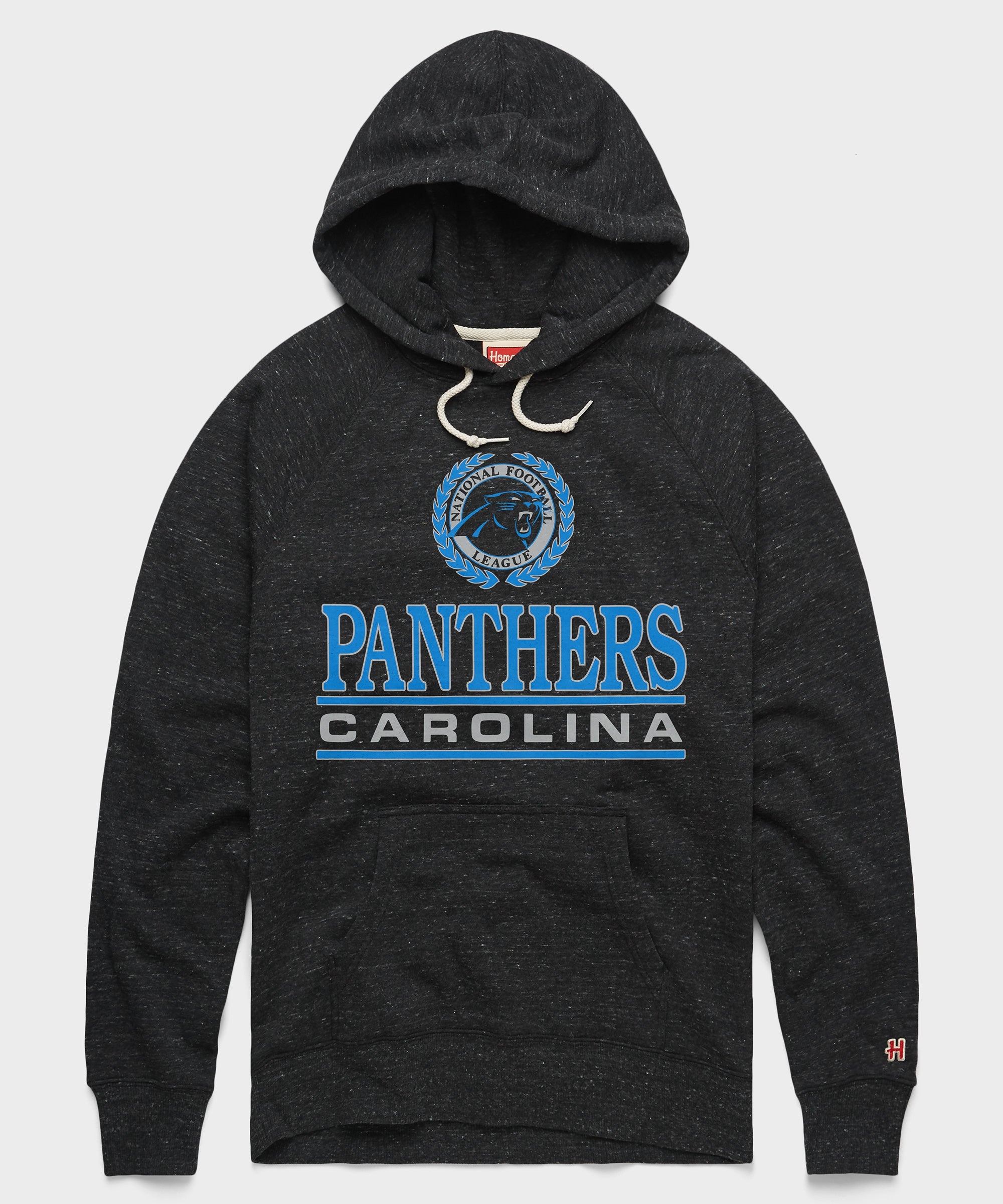 Carolina Panthers Crest Hoodie Charcoal