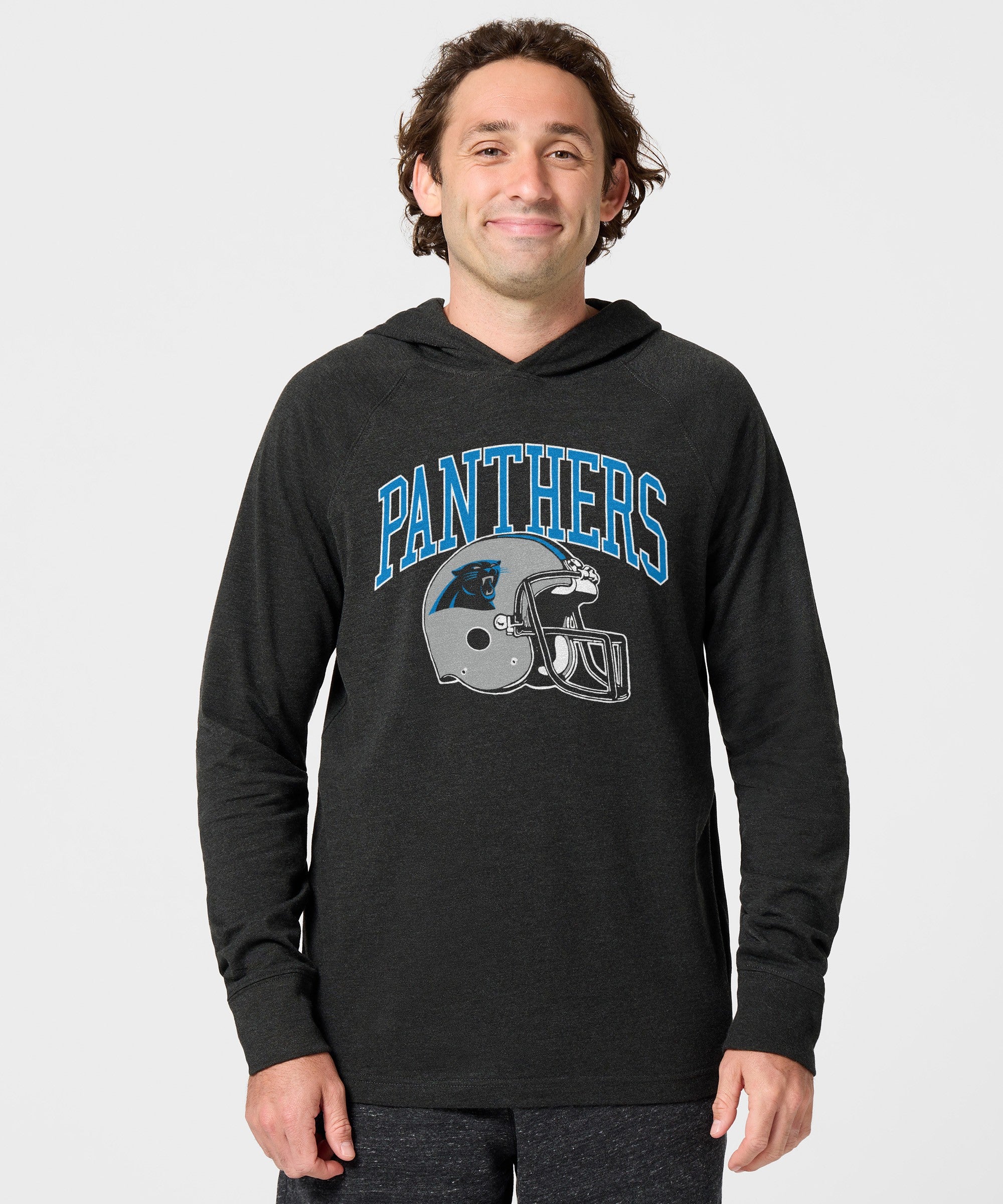 Carolina Panthers Helmet Lightweight Hoodie