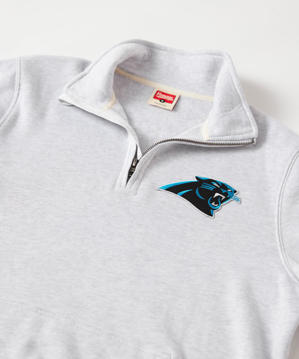 Carolina Panthers '12 Applique Quarter Zip Pullover