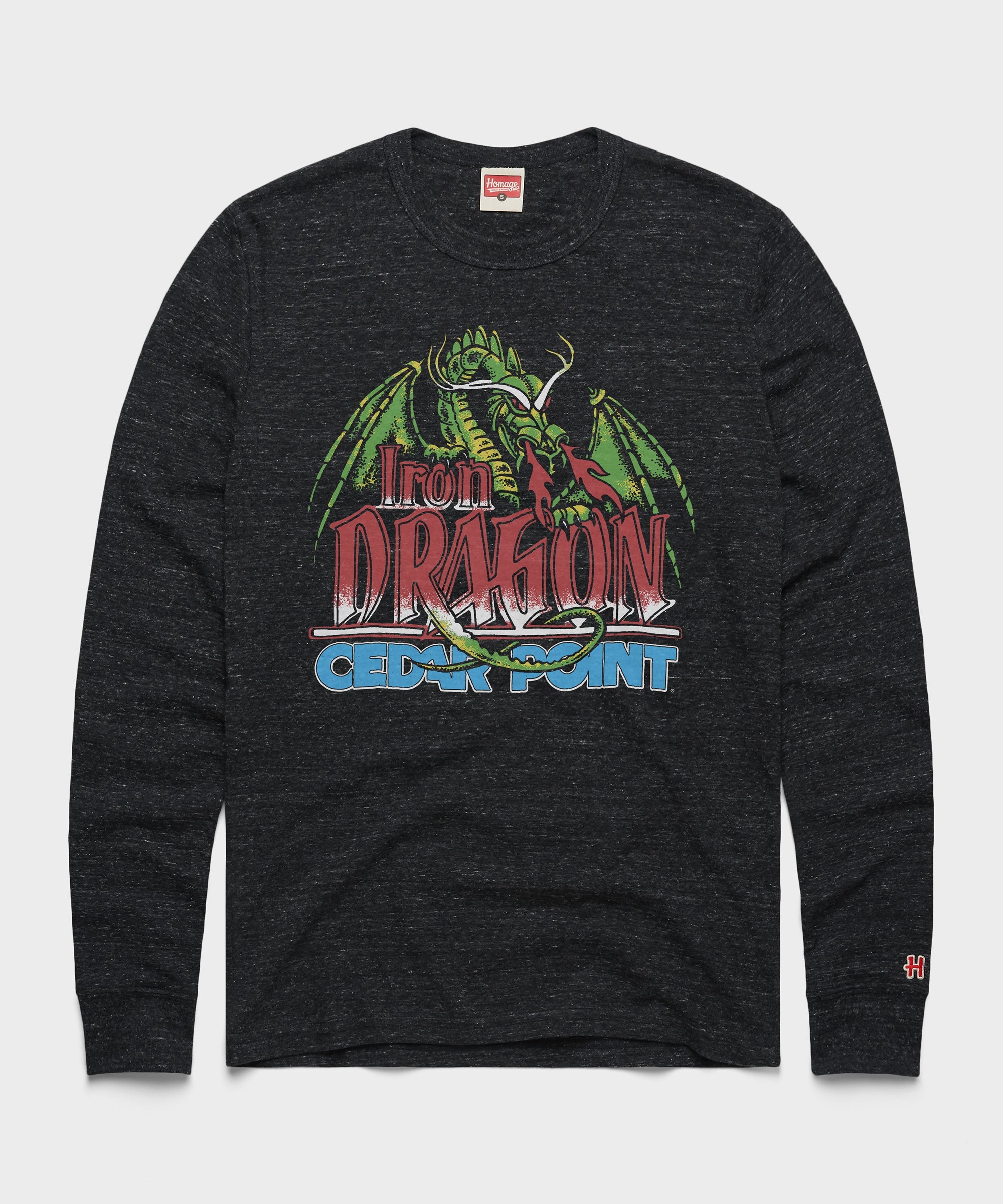 Cedar Point Iron Dragon Long Sleeve Tee