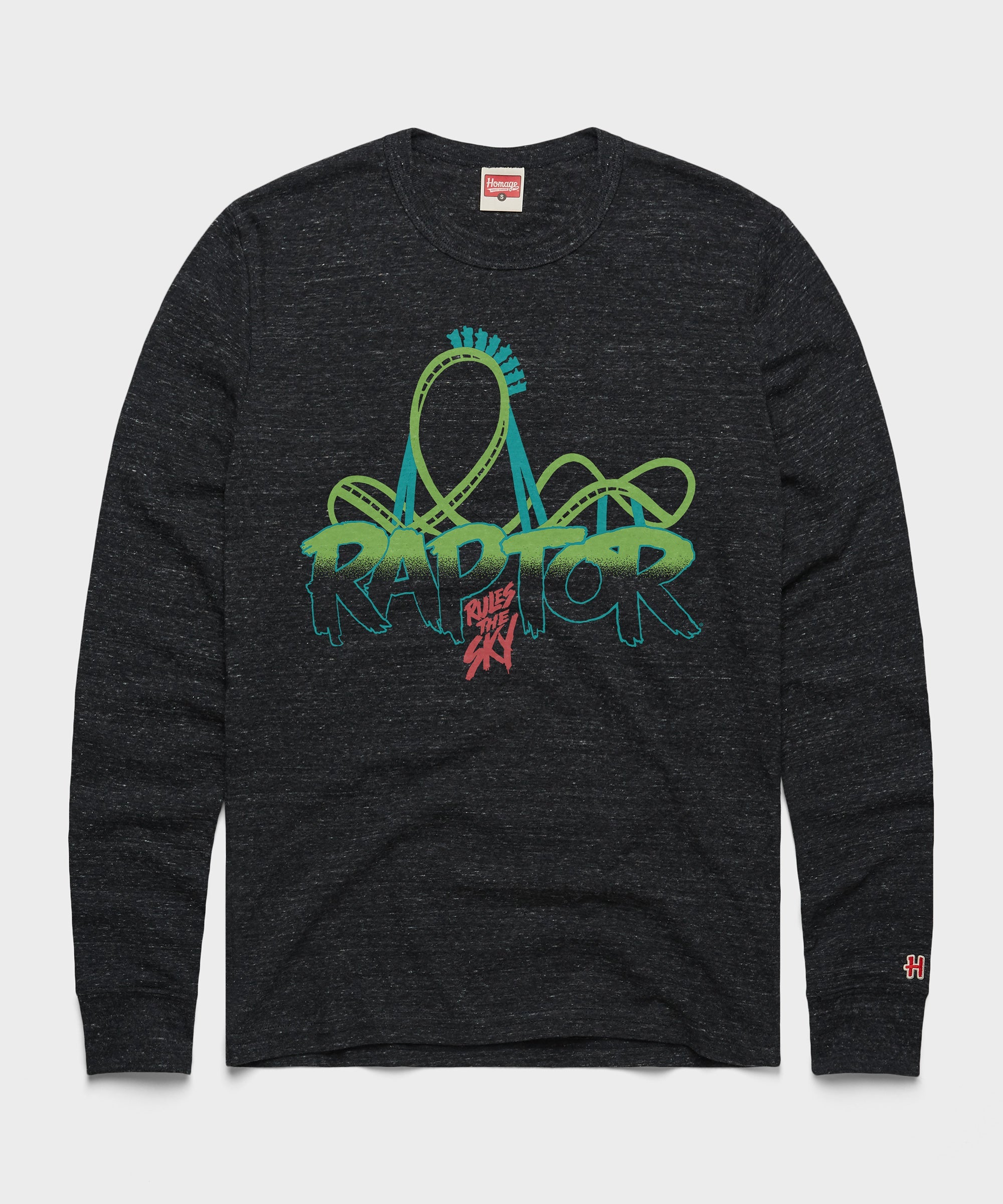 Cedar Point Raptor Rules The Sky Long Sleeve Tee