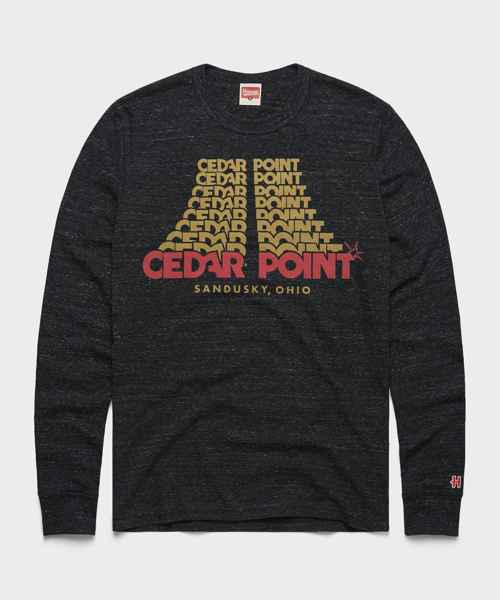 Cedar Point Sandusky Ohio Long Sleeve Tee