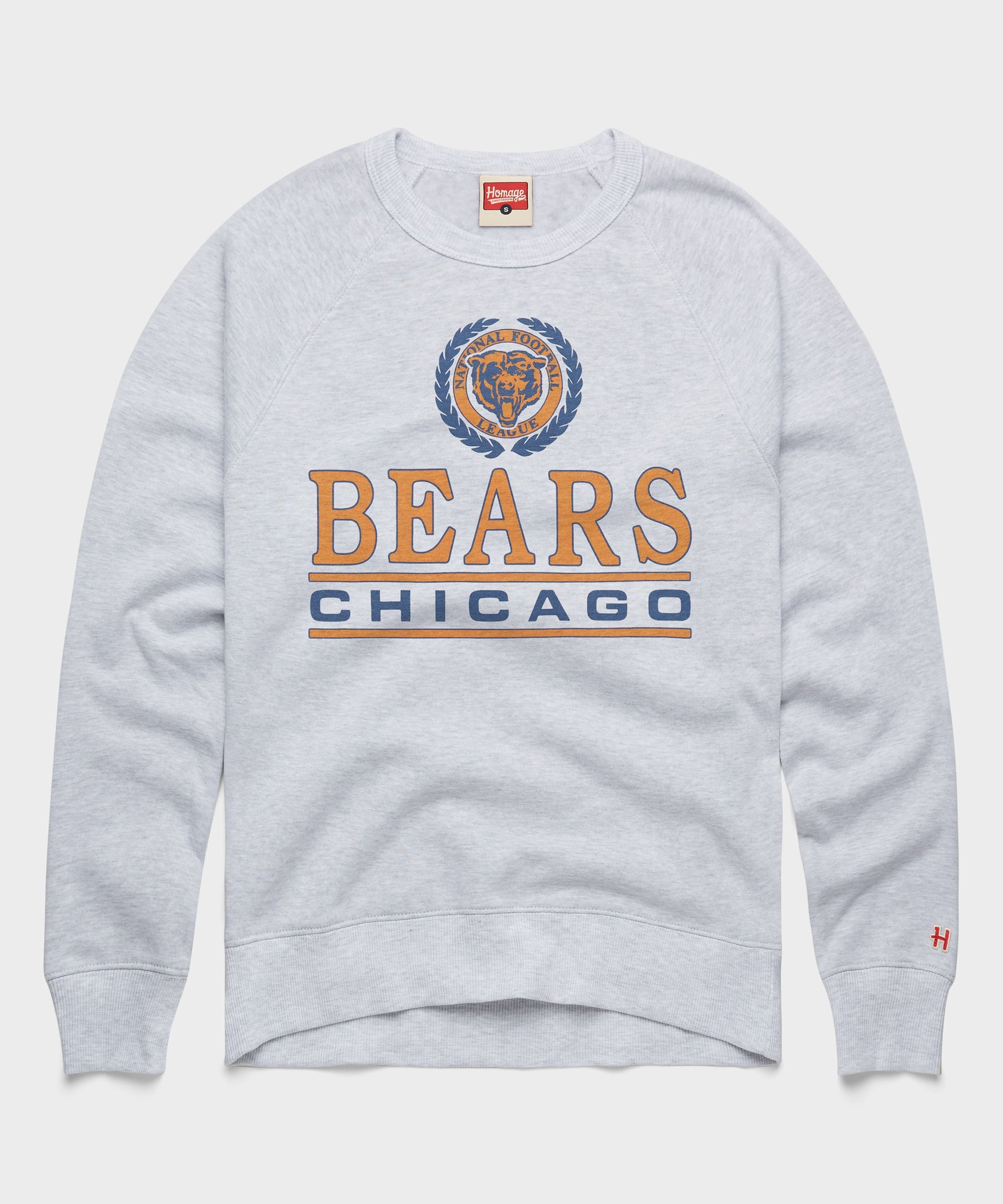 Chicago Bears Crest Crewneck Ash