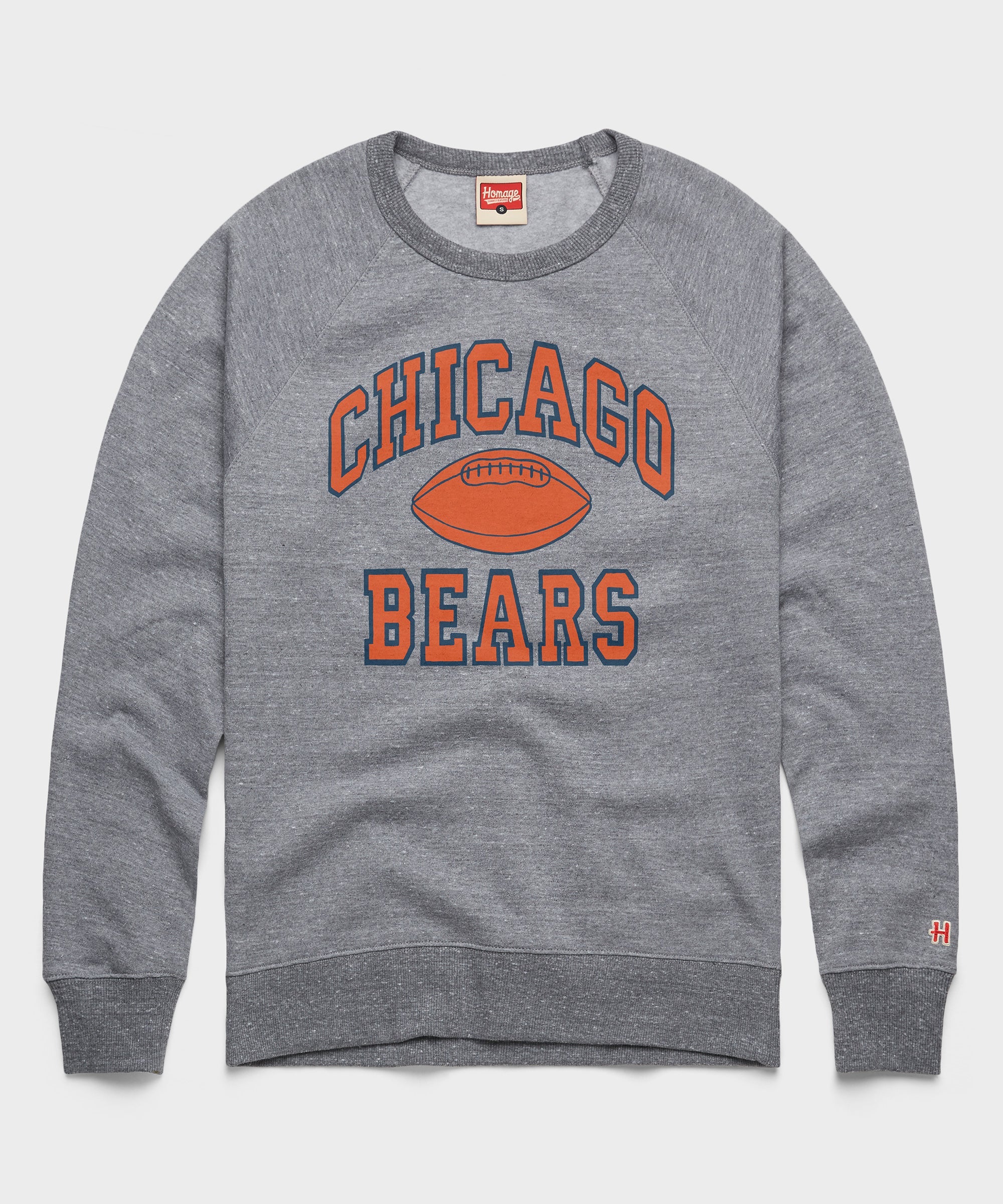 Chicago Bears Gridiron Crewneck Grey