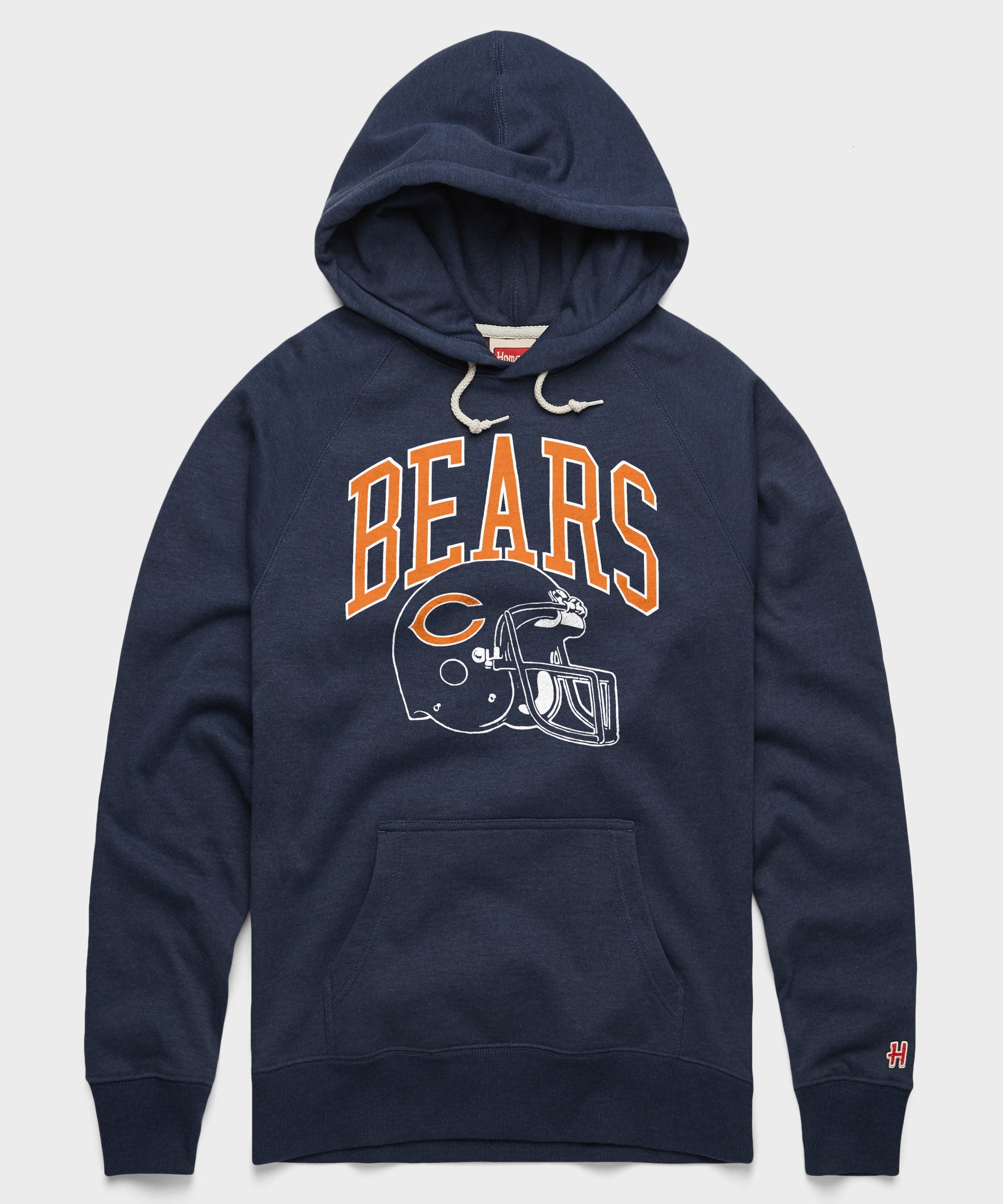 Chicago Bears Helmet Retro Hoodie