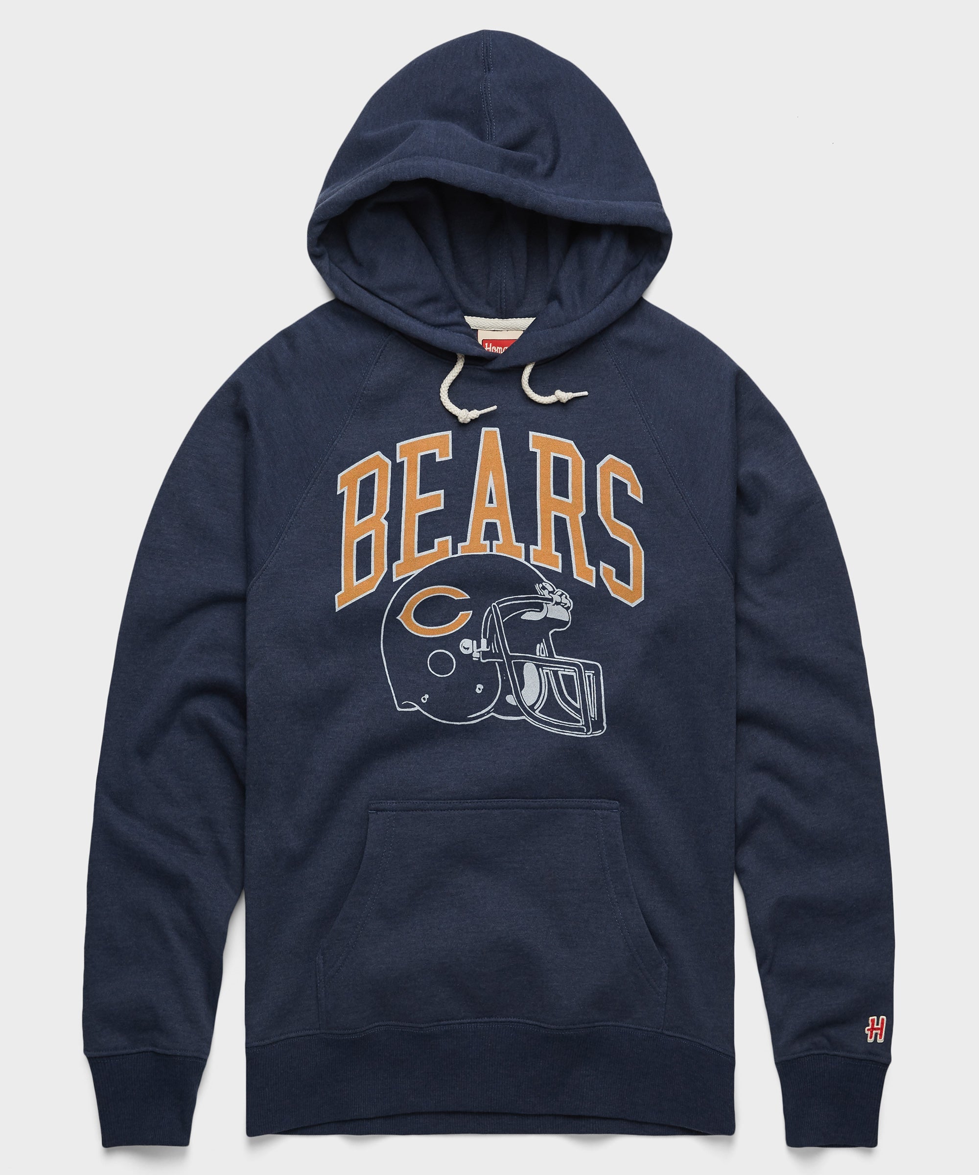 Chicago Bears Helmet Retro Hoodie