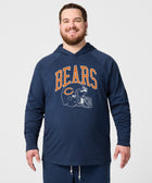 Chicago Bears Helmet Retro Lightweight Hoodie