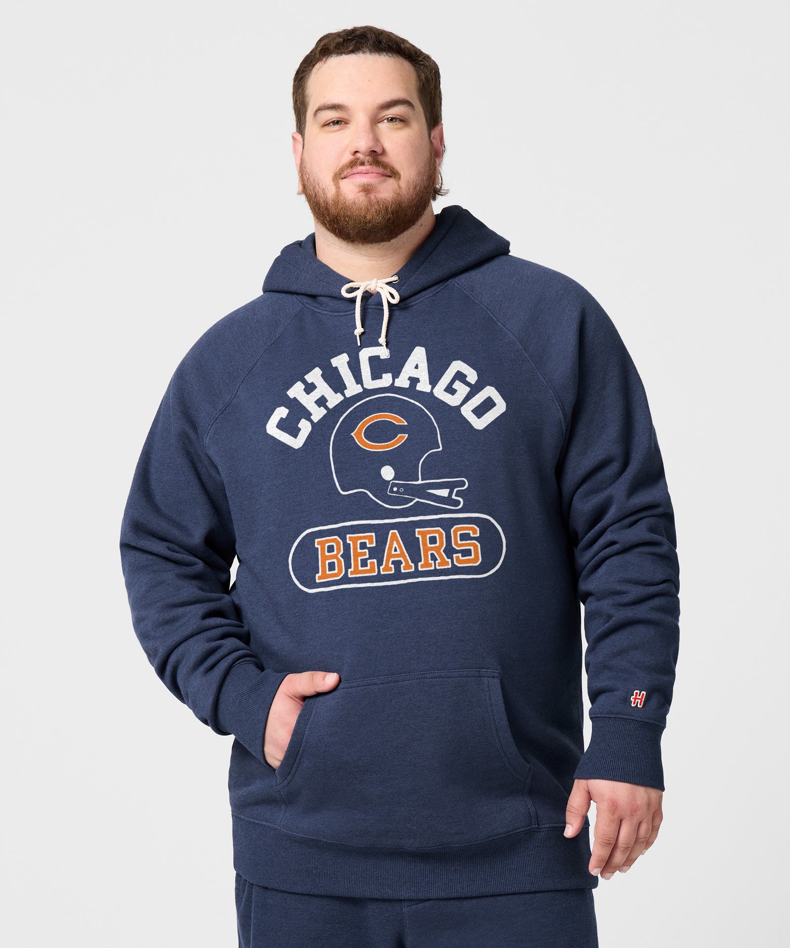 Chicago Bears Throwback Helmet Hoodie