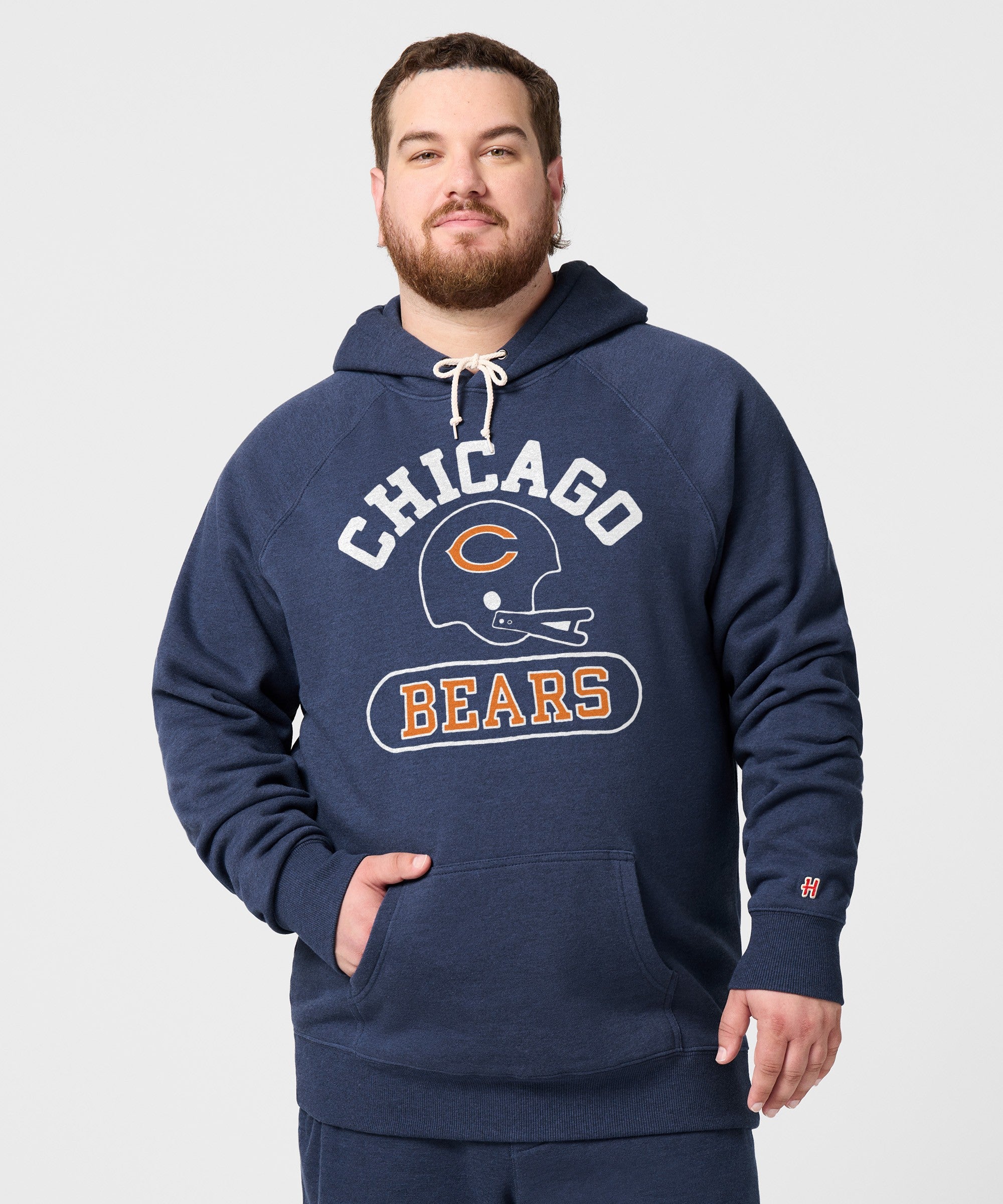 Chicago Bears Throwback Helmet Hoodie