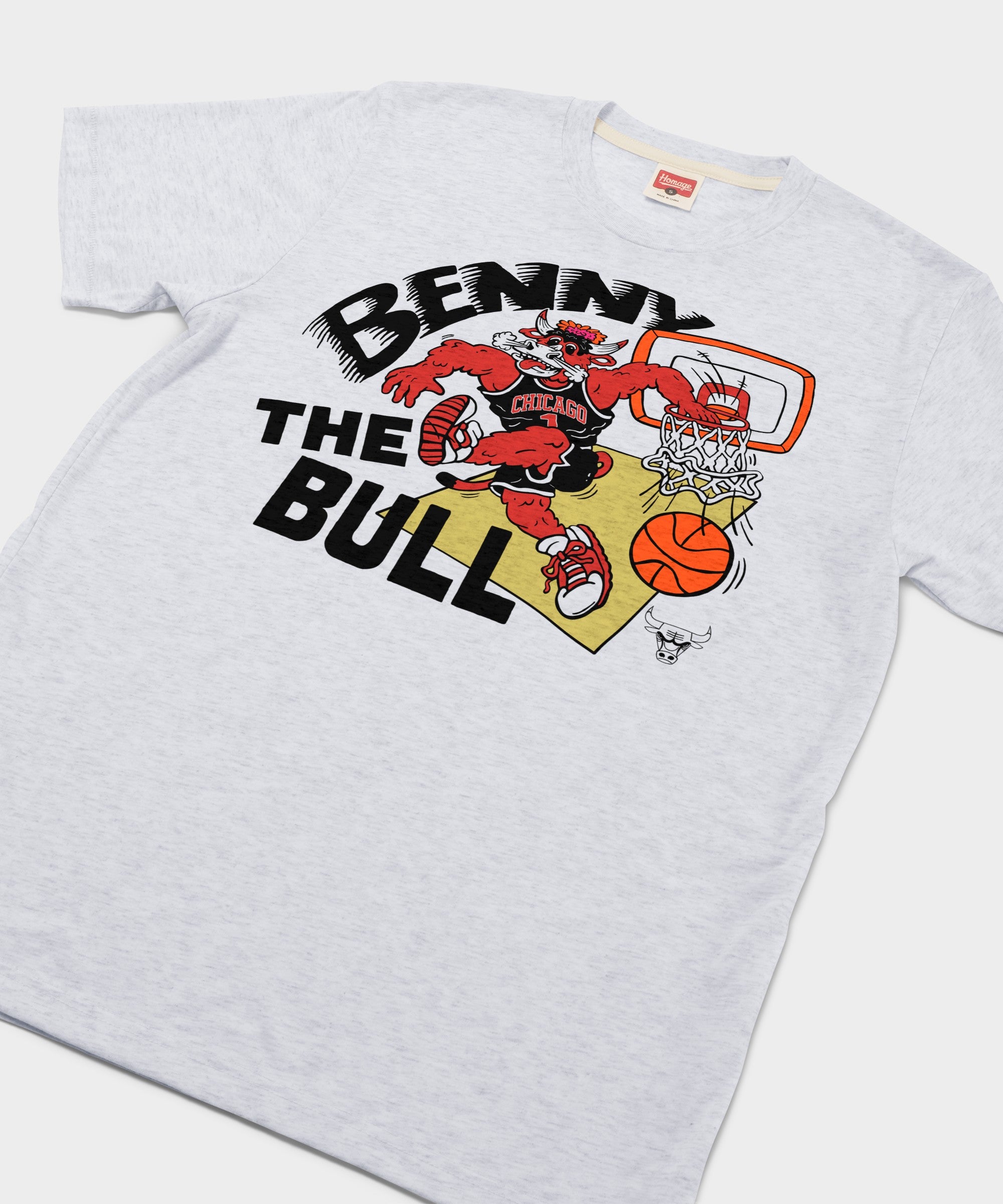 Chicago Bulls Benny The Bull Cartoon