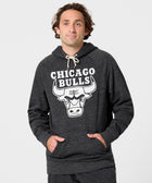 Chicago Bulls Blacktop Logo Hoodie