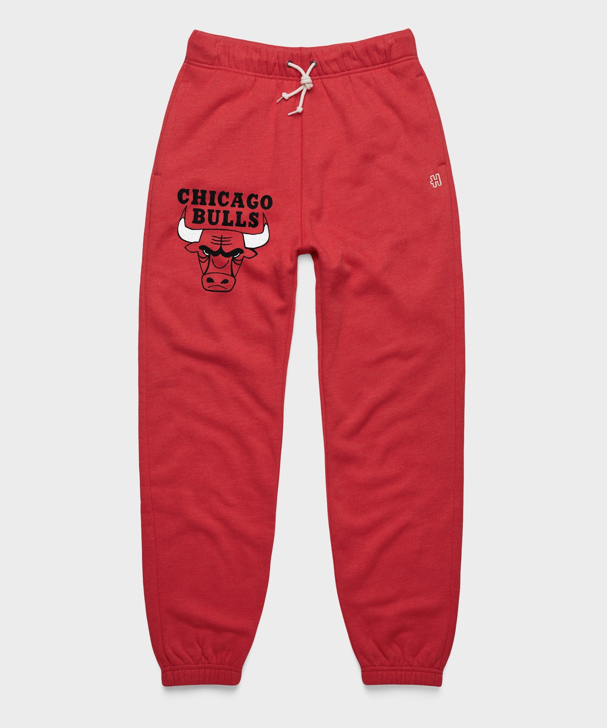 Chicago Bulls Logo Sweatpants Red