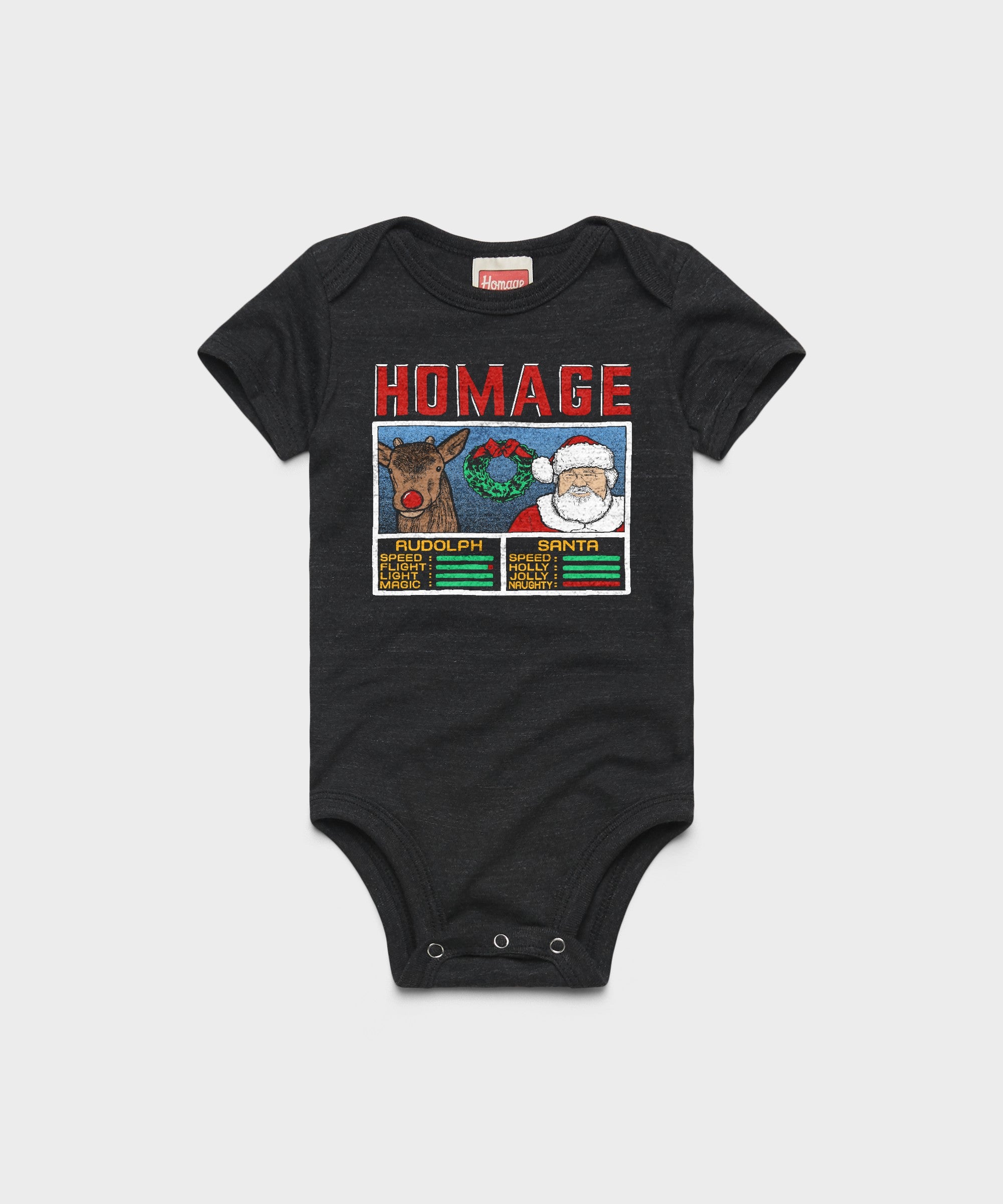 Christmas Jam Rudolph And Santa Baby One Piece