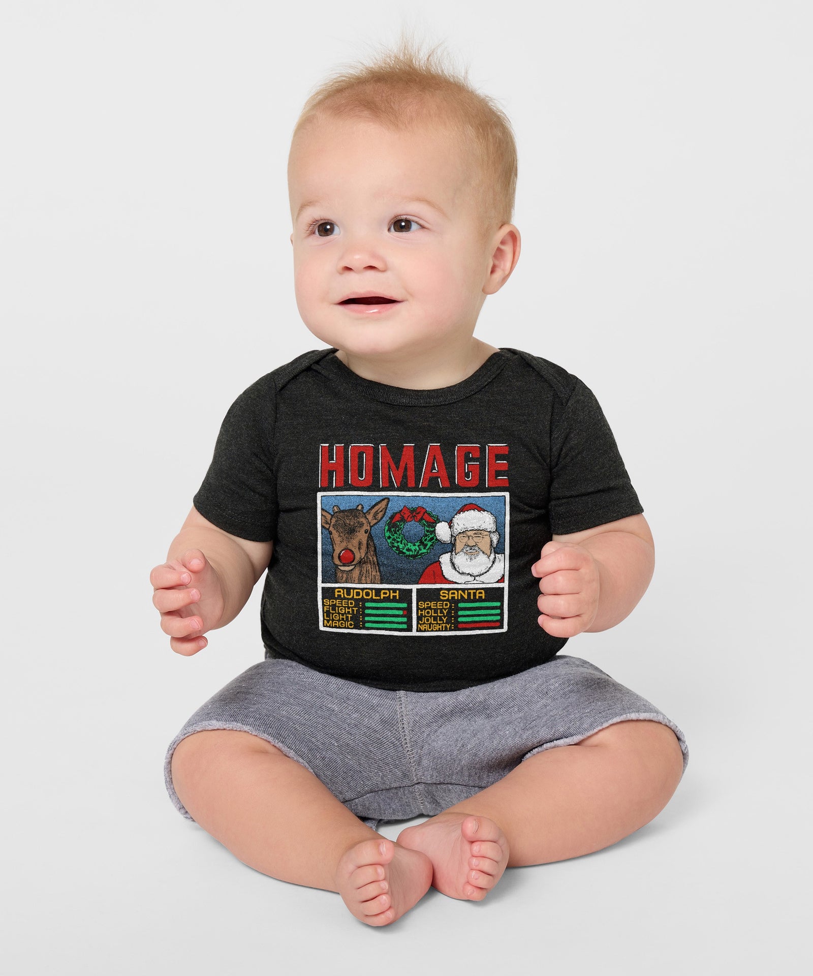 Christmas Jam Rudolph And Santa Baby One Piece