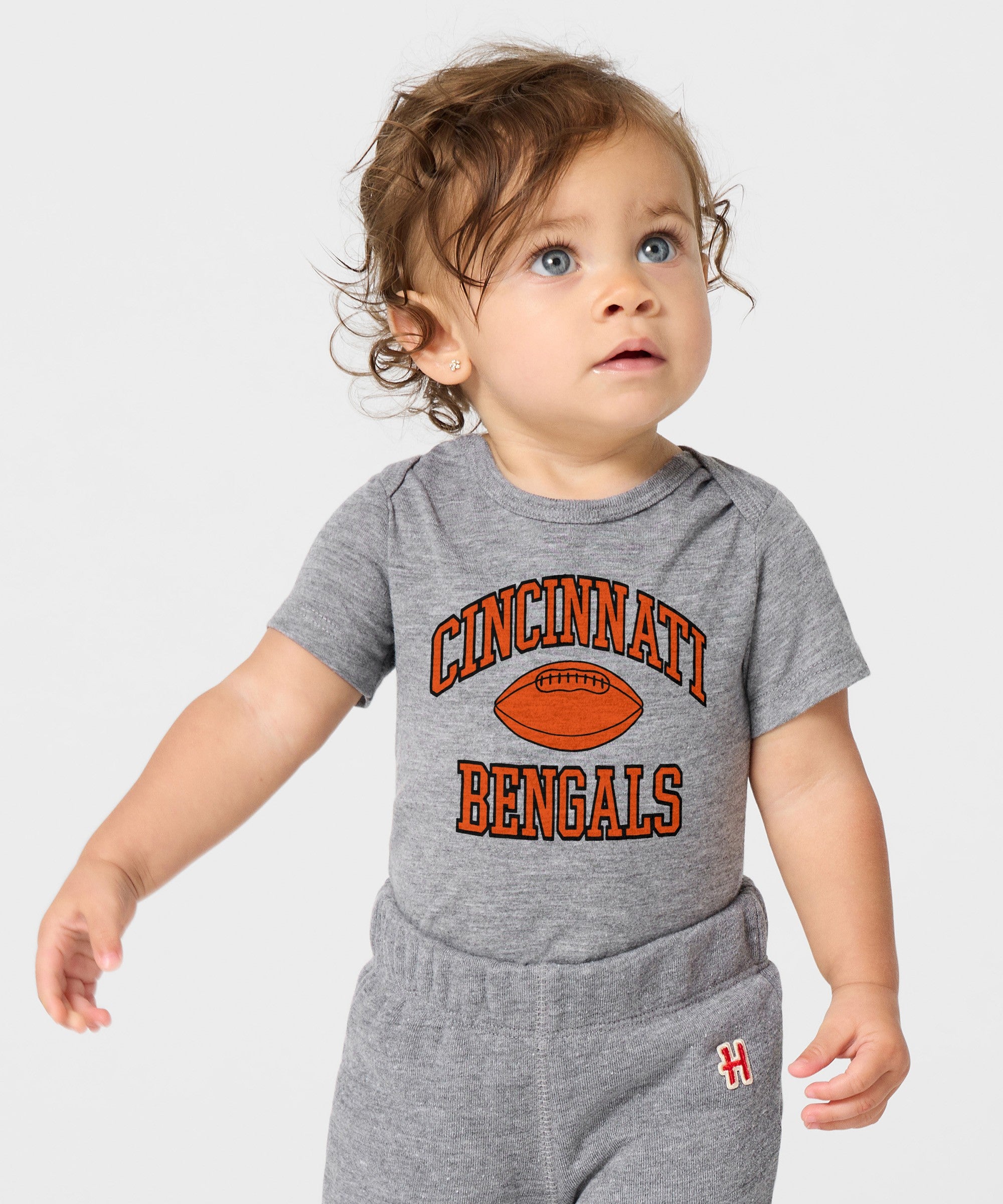 Cincinnati Bengals Gridiron Baby One Piece