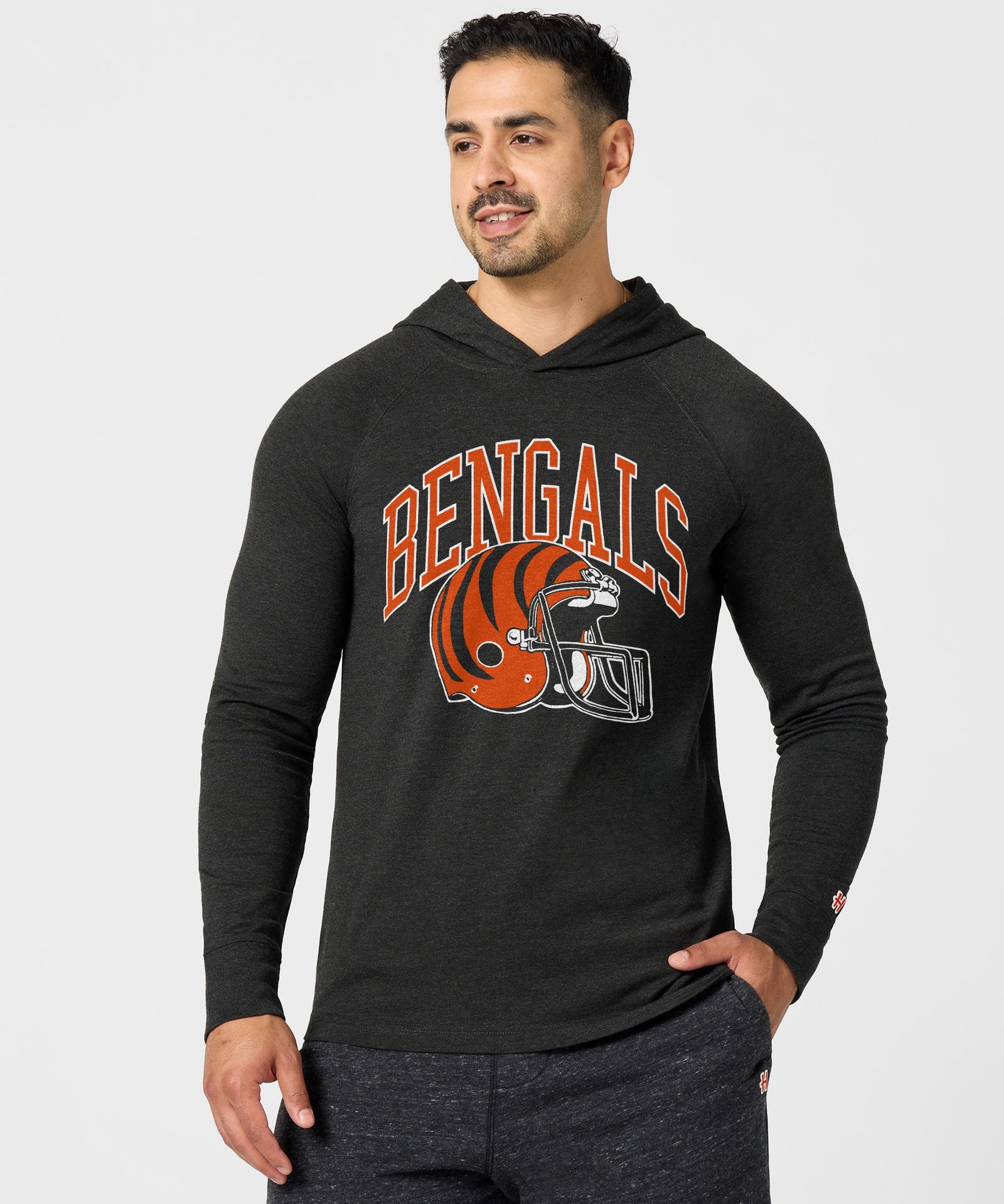 Cincinnati Bengals Helmet Lightweight Hoodie