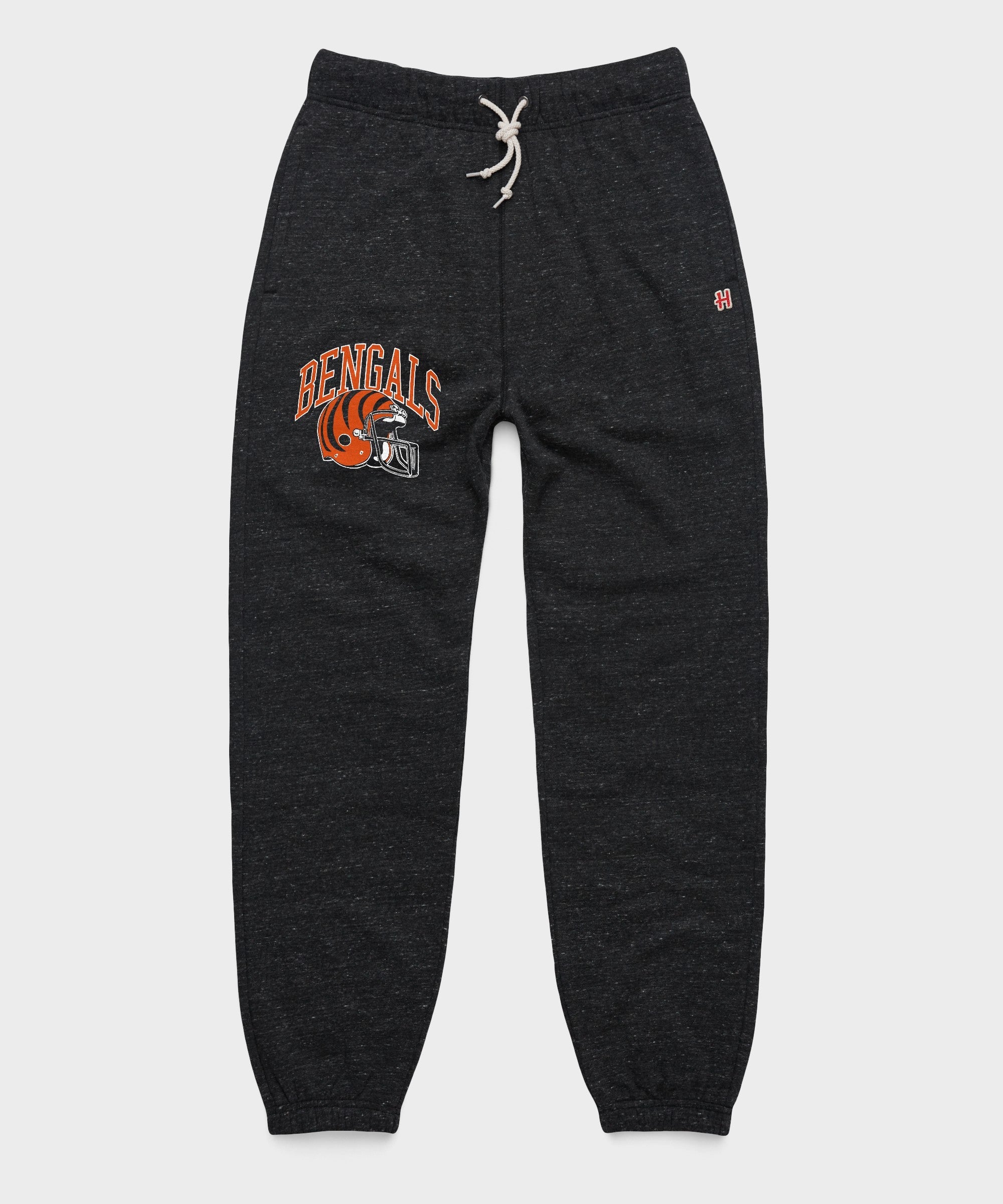 Cincinnati Bengals Helmet Sweatpants Charcoal