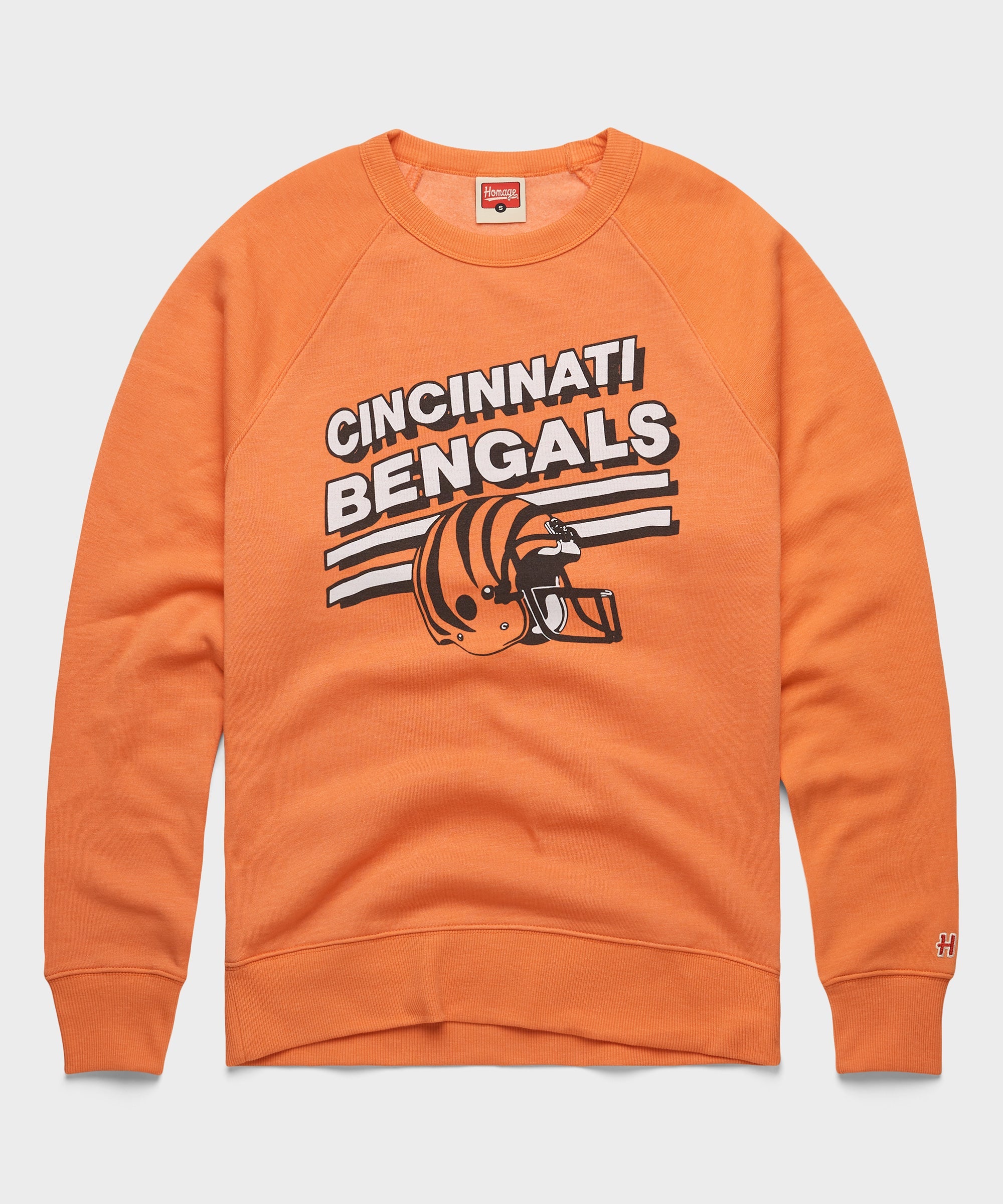 Cincinnati Bengals Stripes Crewneck