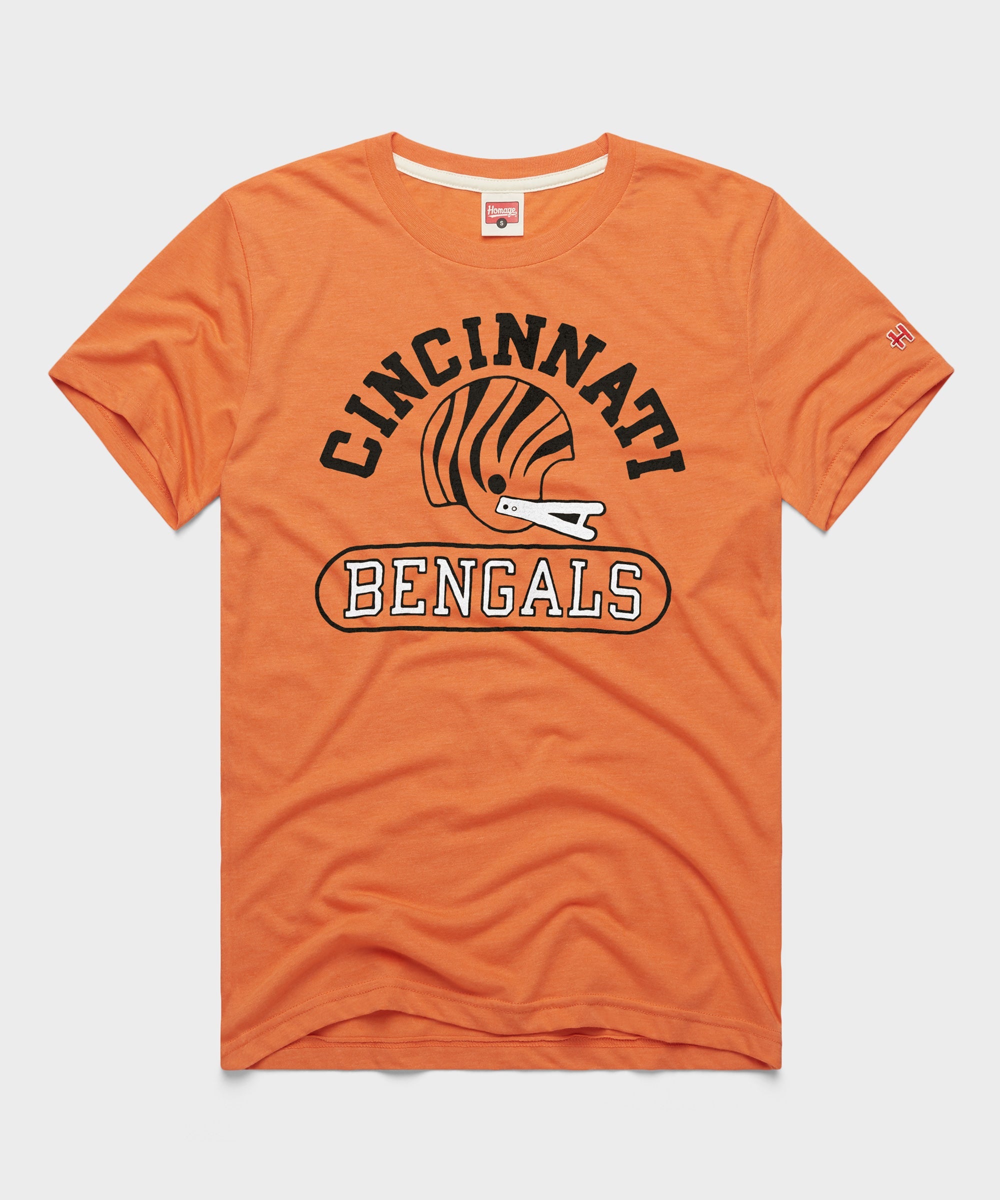 Cincinnati Bengals Throwback Helmet Orange