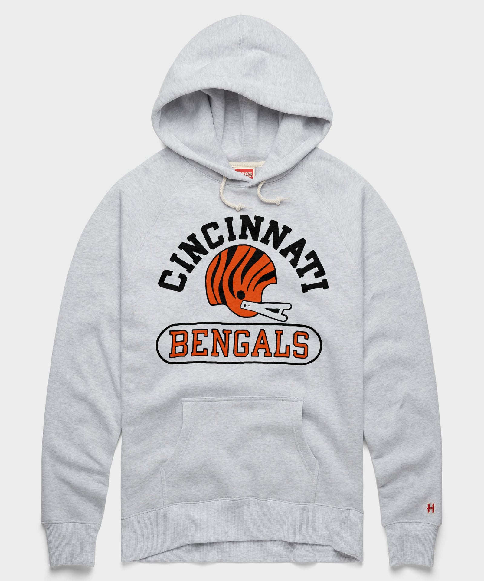 Cincinnati Bengals Throwback Helmet Hoodie