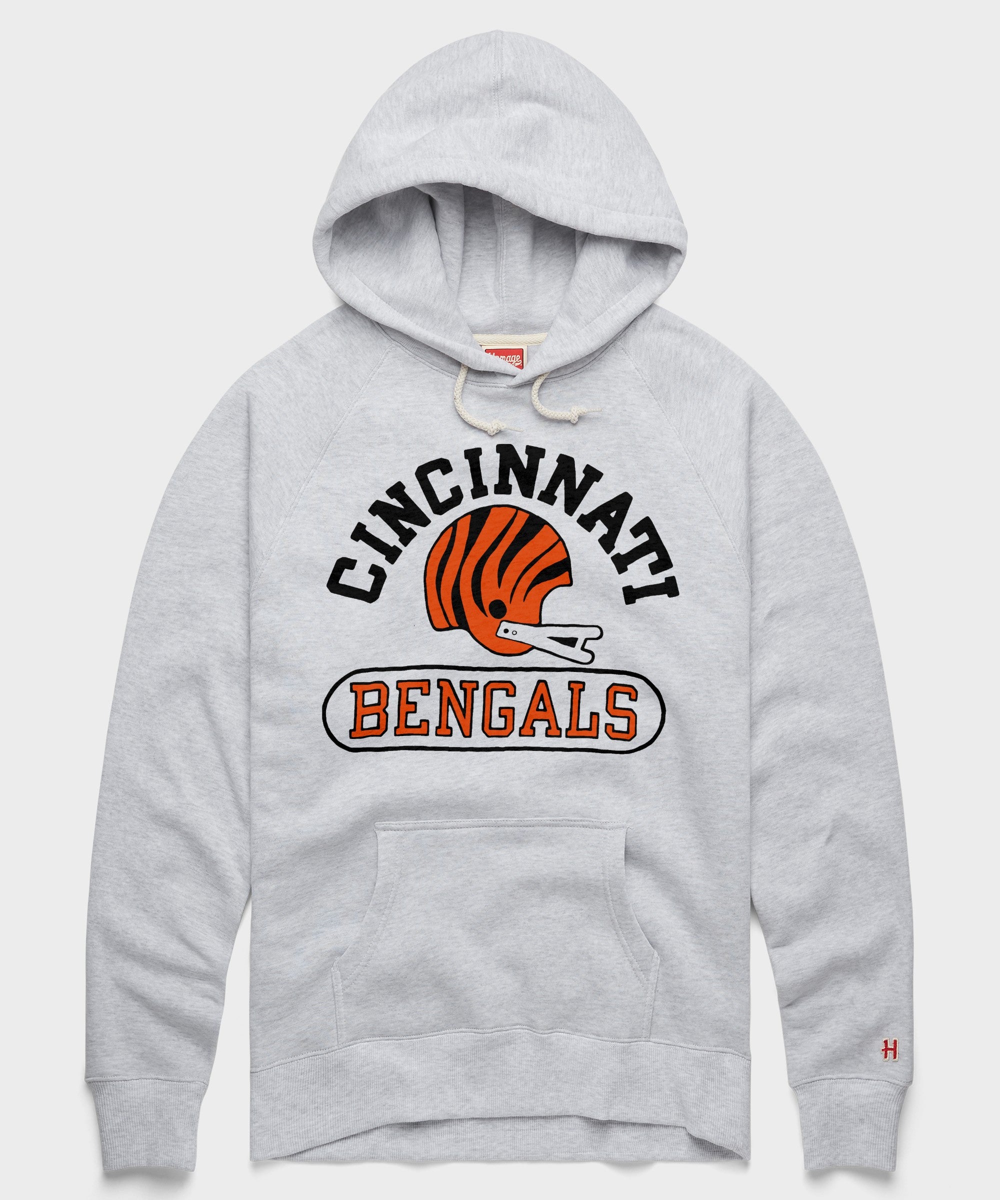Cincinnati Bengals Throwback Helmet Hoodie