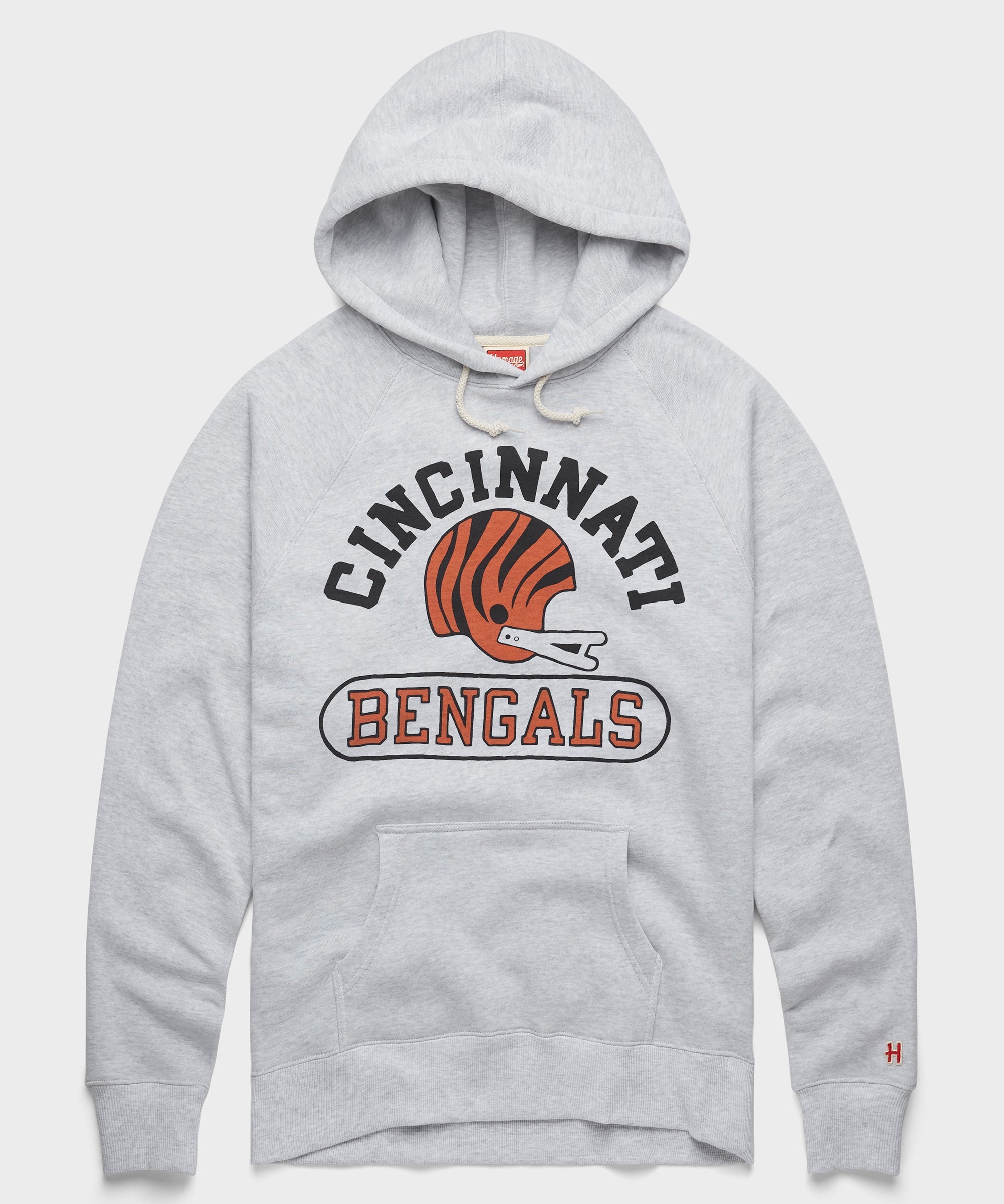 Cincinnati Bengals Throwback Helmet Hoodie