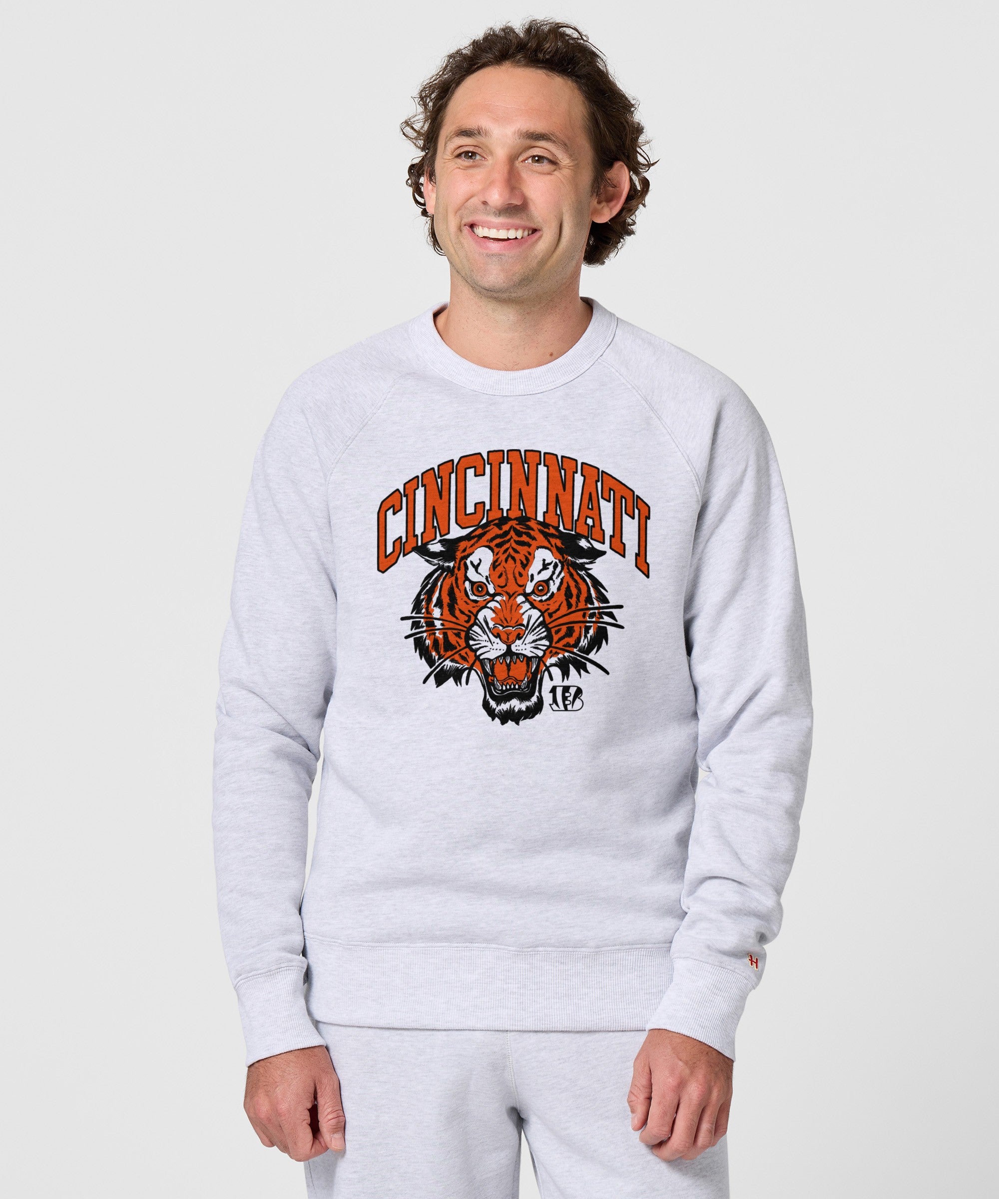 Cincinnati Bengals Tiger Head Crewneck