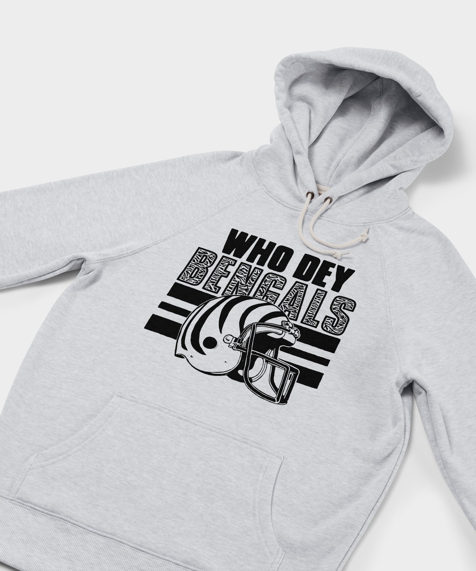 Cincinnati Bengals White Bengal Hoodie