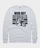 Cincinnati Bengals White Bengal Long Sleeve Tee