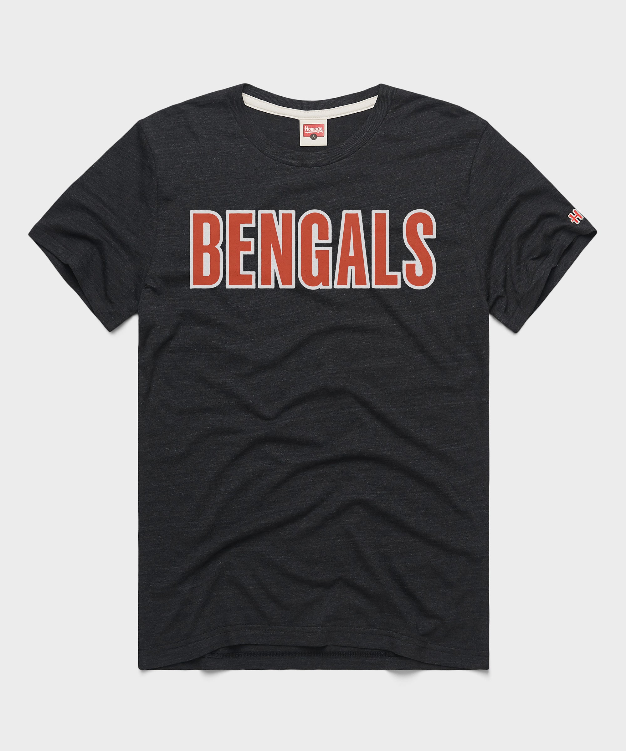 Cincinnati Bengals Wordmark '71 T-Shirt Charcoal