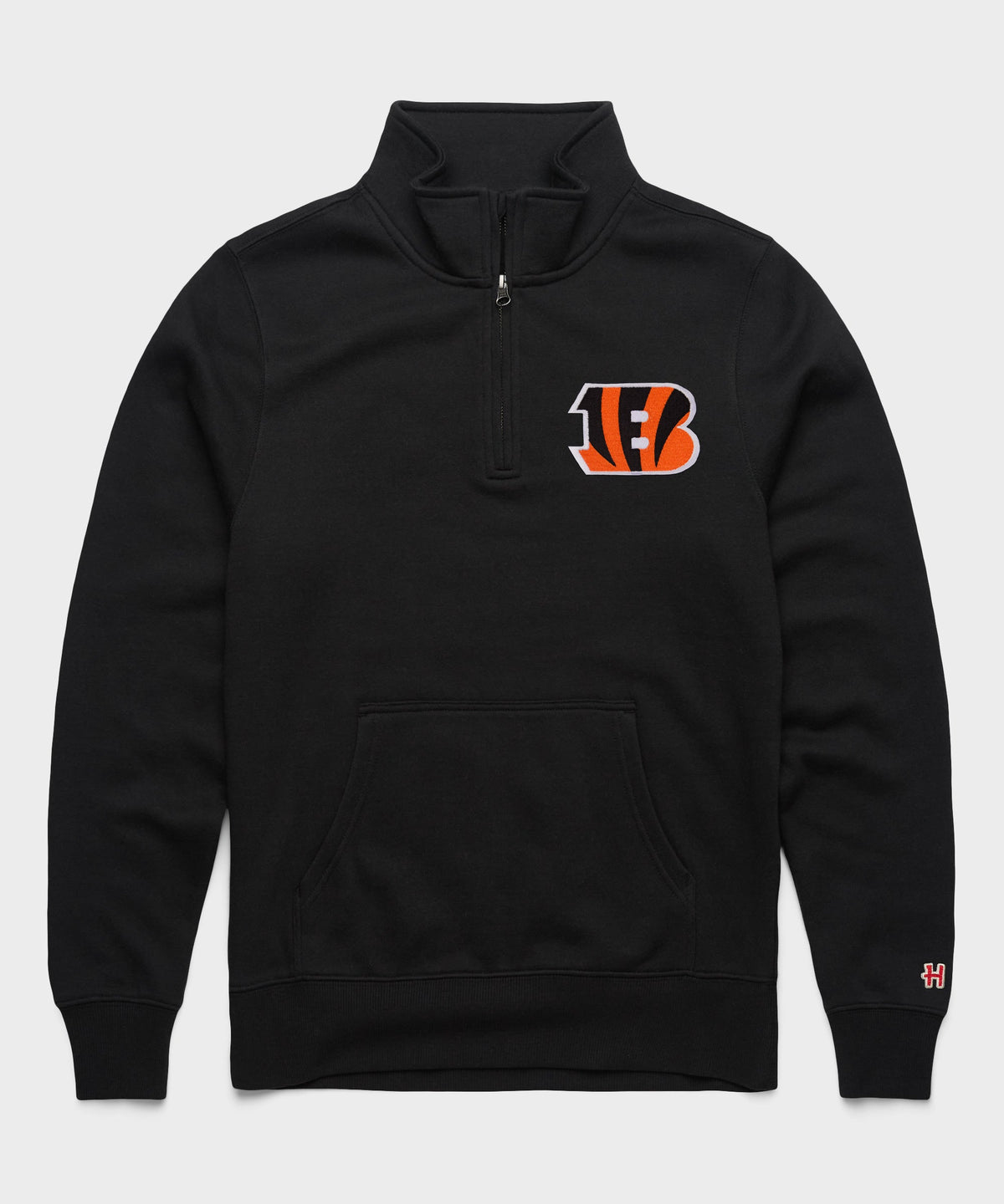 Cincinnati Bengals '21 Applique Quarter Zip Pullover