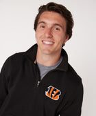 Cincinnati Bengals '21 Applique Quarter Zip Pullover