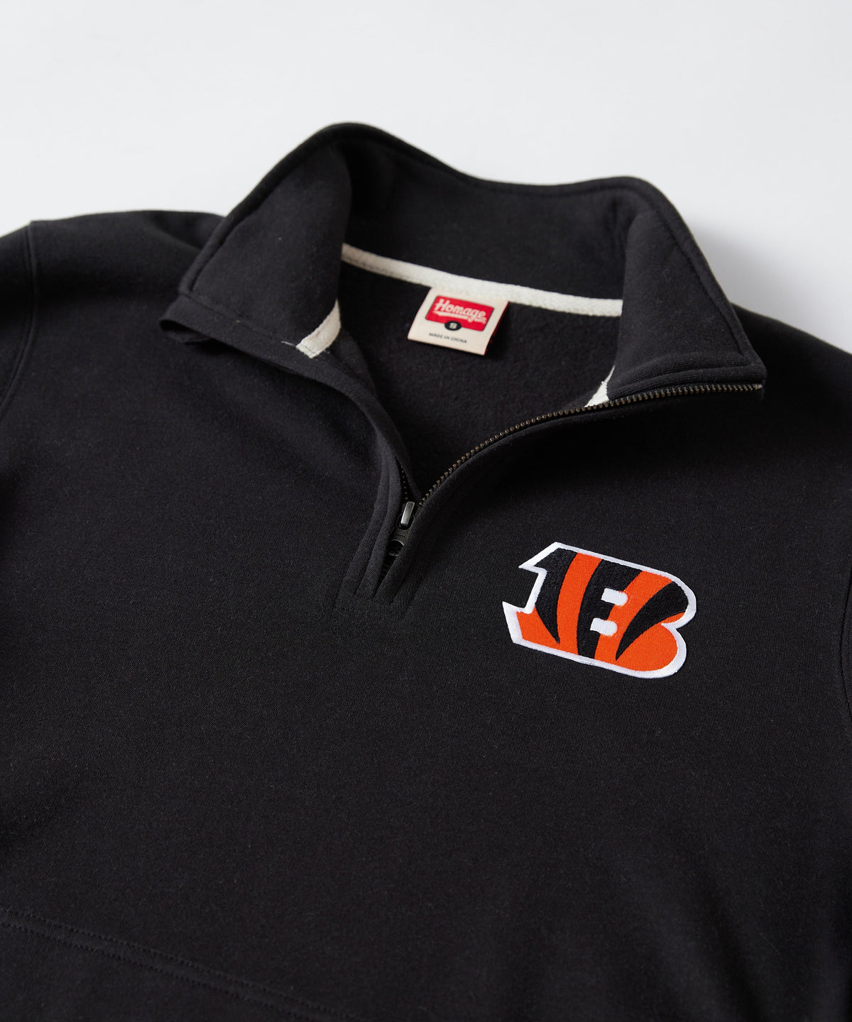 Cincinnati Bengals '21 Applique Quarter Zip Pullover