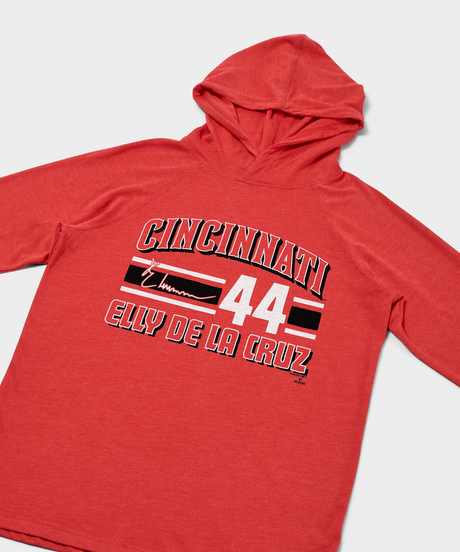 Cincinnati Reds Elly De La Cruz Signature Jersey Lightweight Hoodie