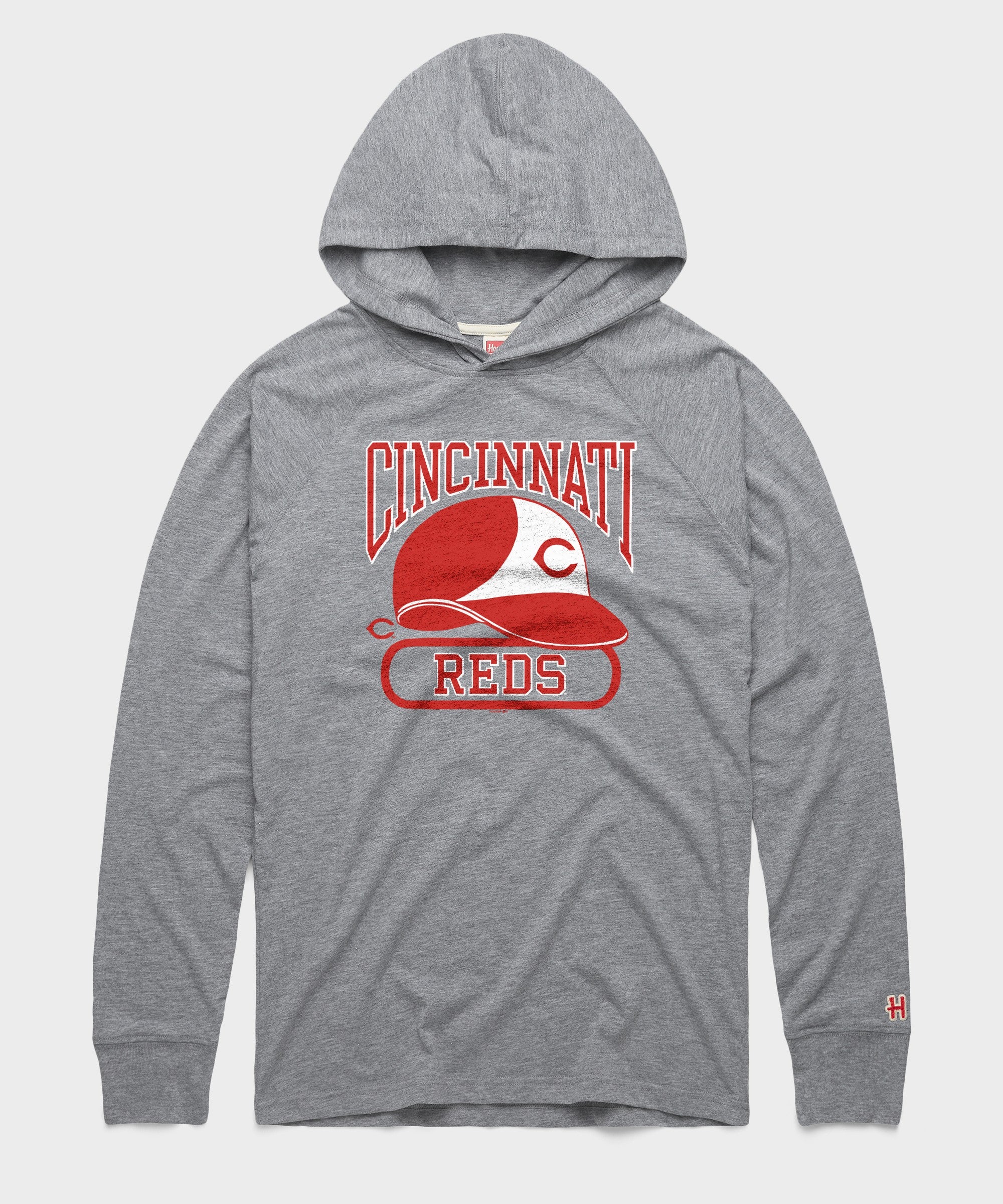 Cincinnati Reds Helmet Lightweight Hoodie | Retro MLB Lightweight ...