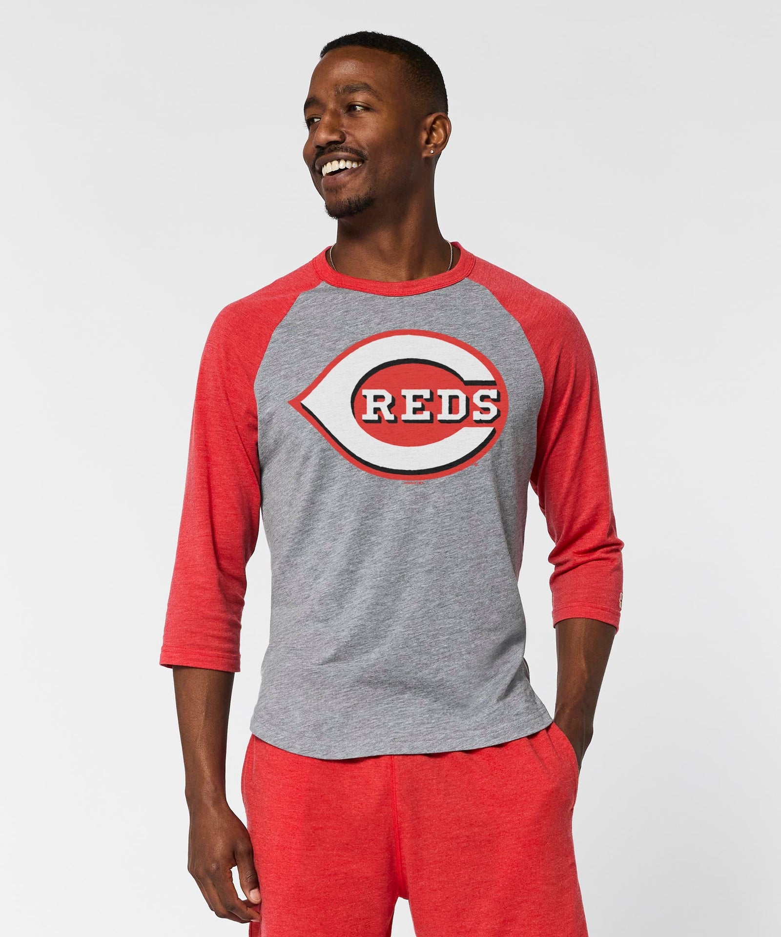 cincinnati reds jersey logo '13 raglan